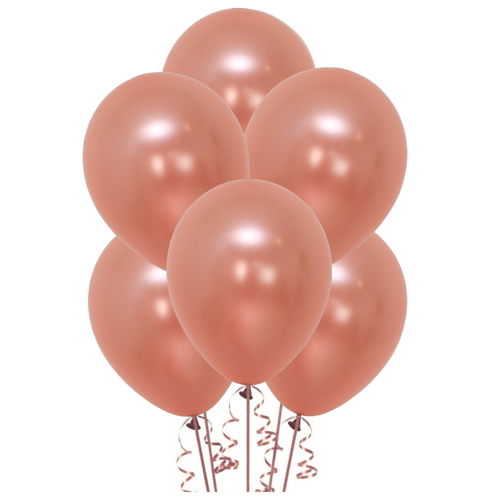 Rose Gold Balloons 30cm Round (Pack of 100)