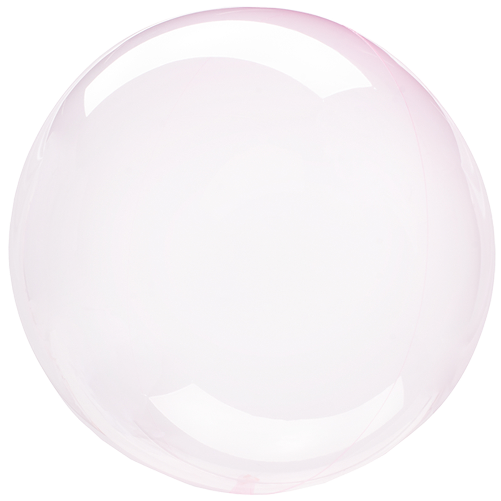 Crystal Clearz Light Pink Balloon 45cm