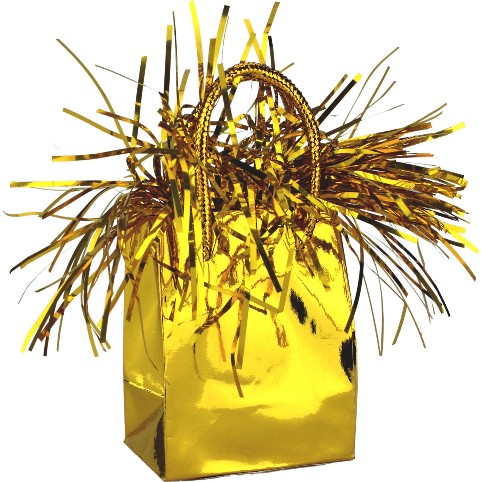 Gold Gift Bag Balloon Weight 