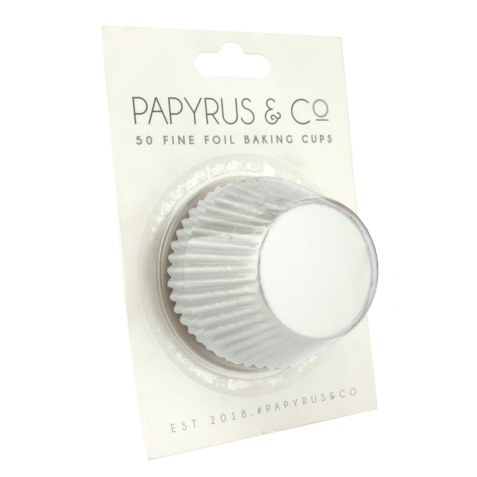 Papyrus & Co White Foil Baking Cups 50mm (Pack of 50)