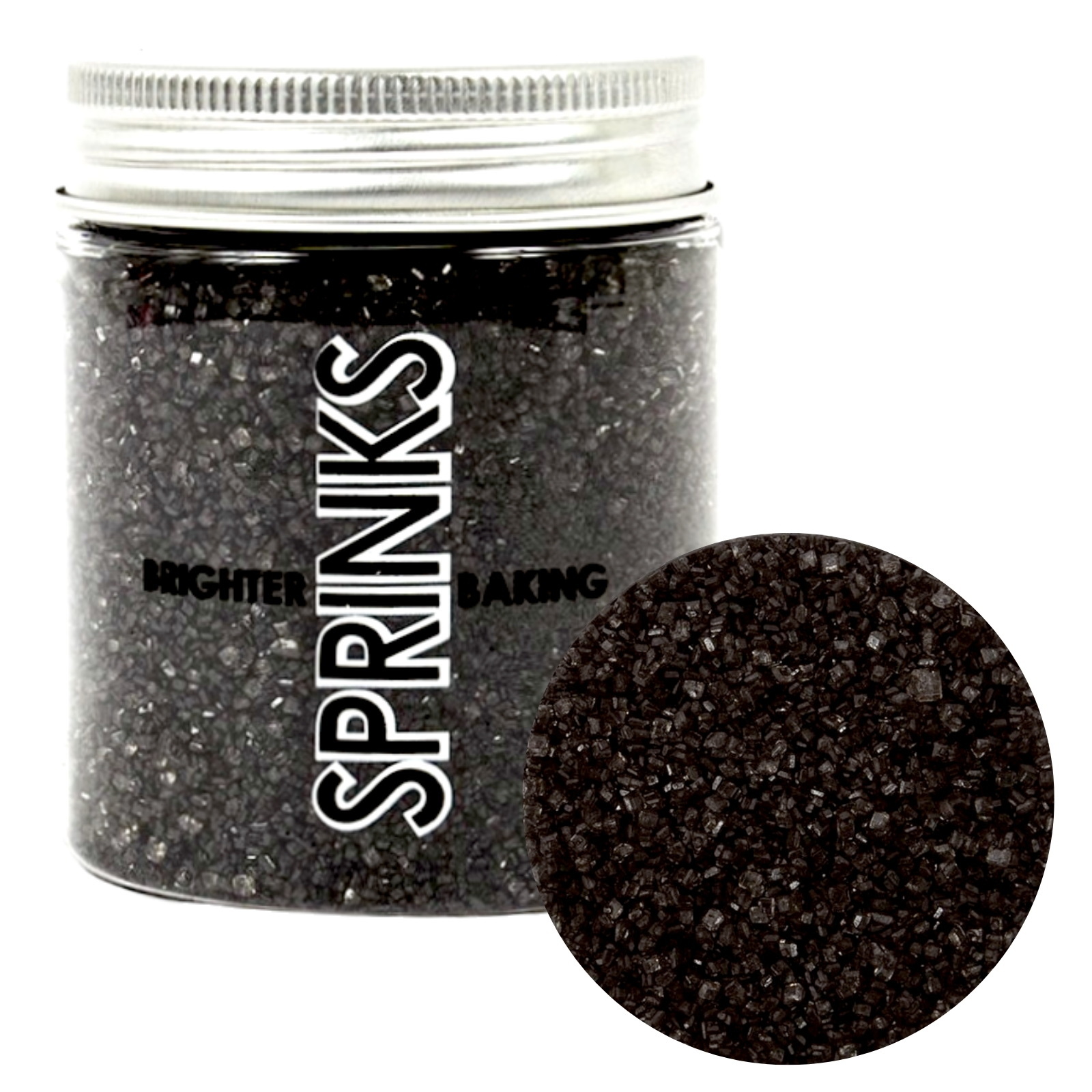 Sprinks Black Sanding Sugar (85g)