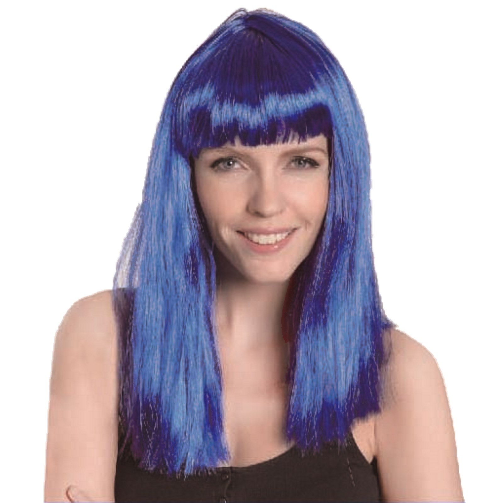 Adult Blue Long Wig