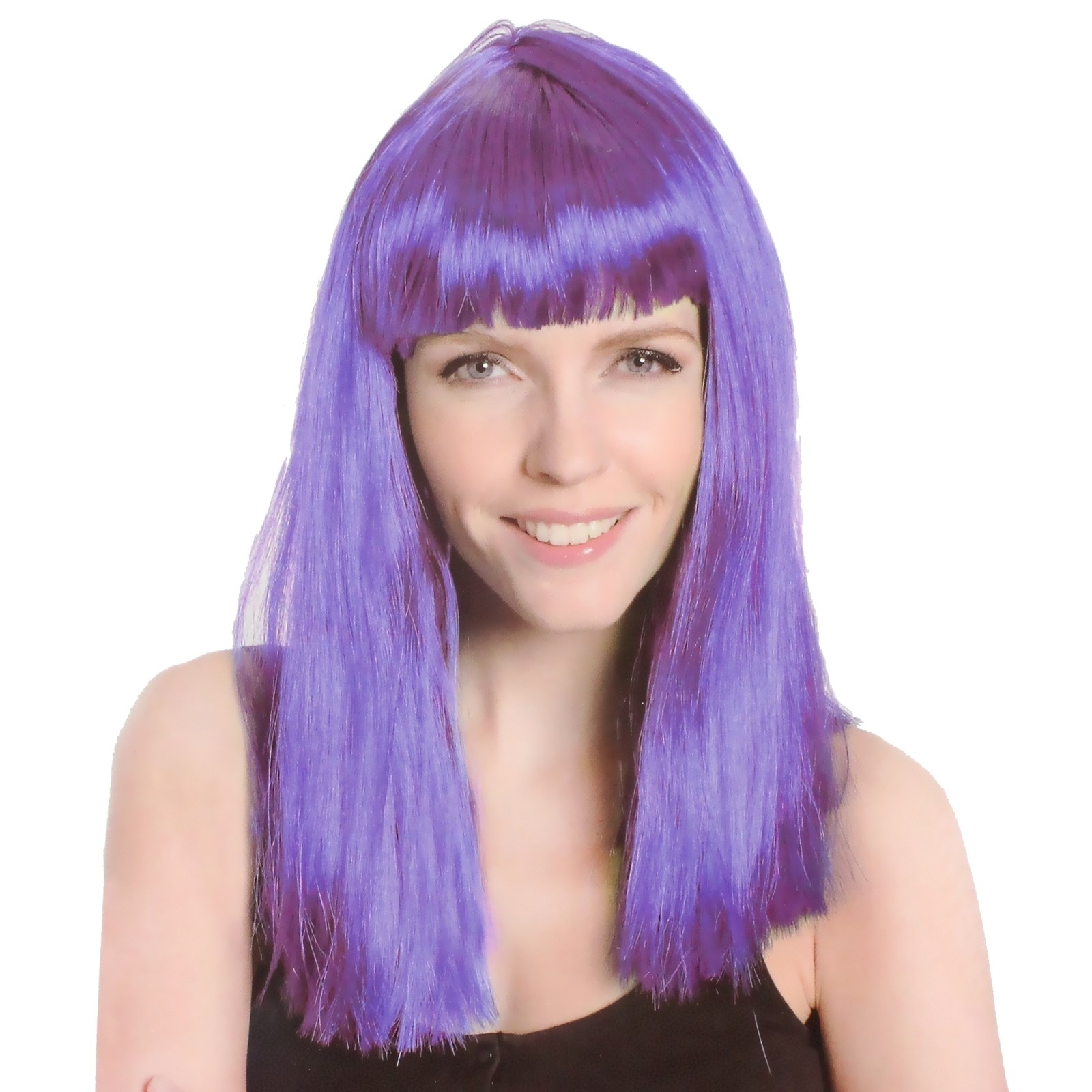Adult Purple Long Wig