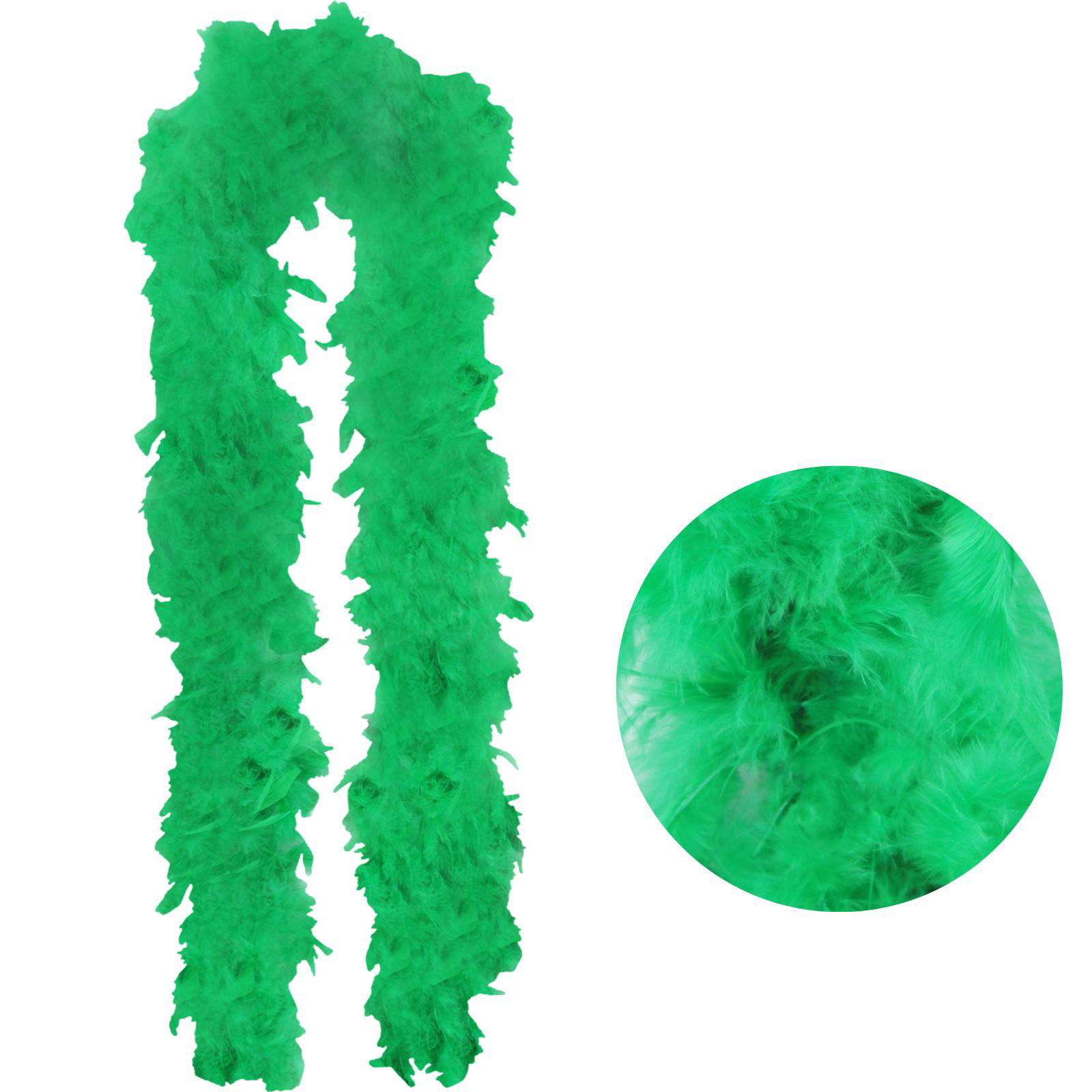 Green Feather Boa