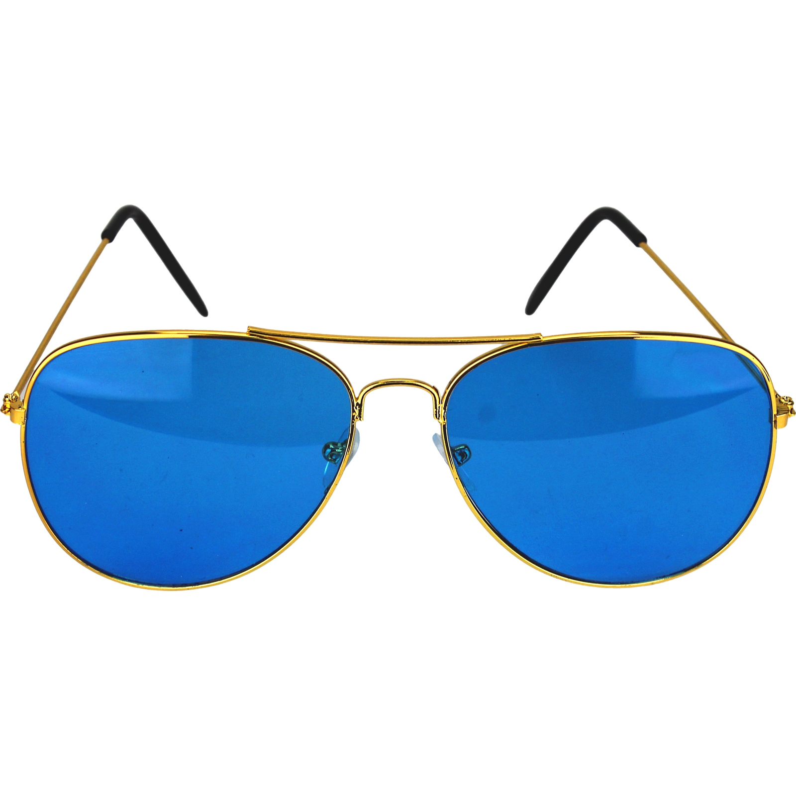 Blue Lens Aviator Glasses