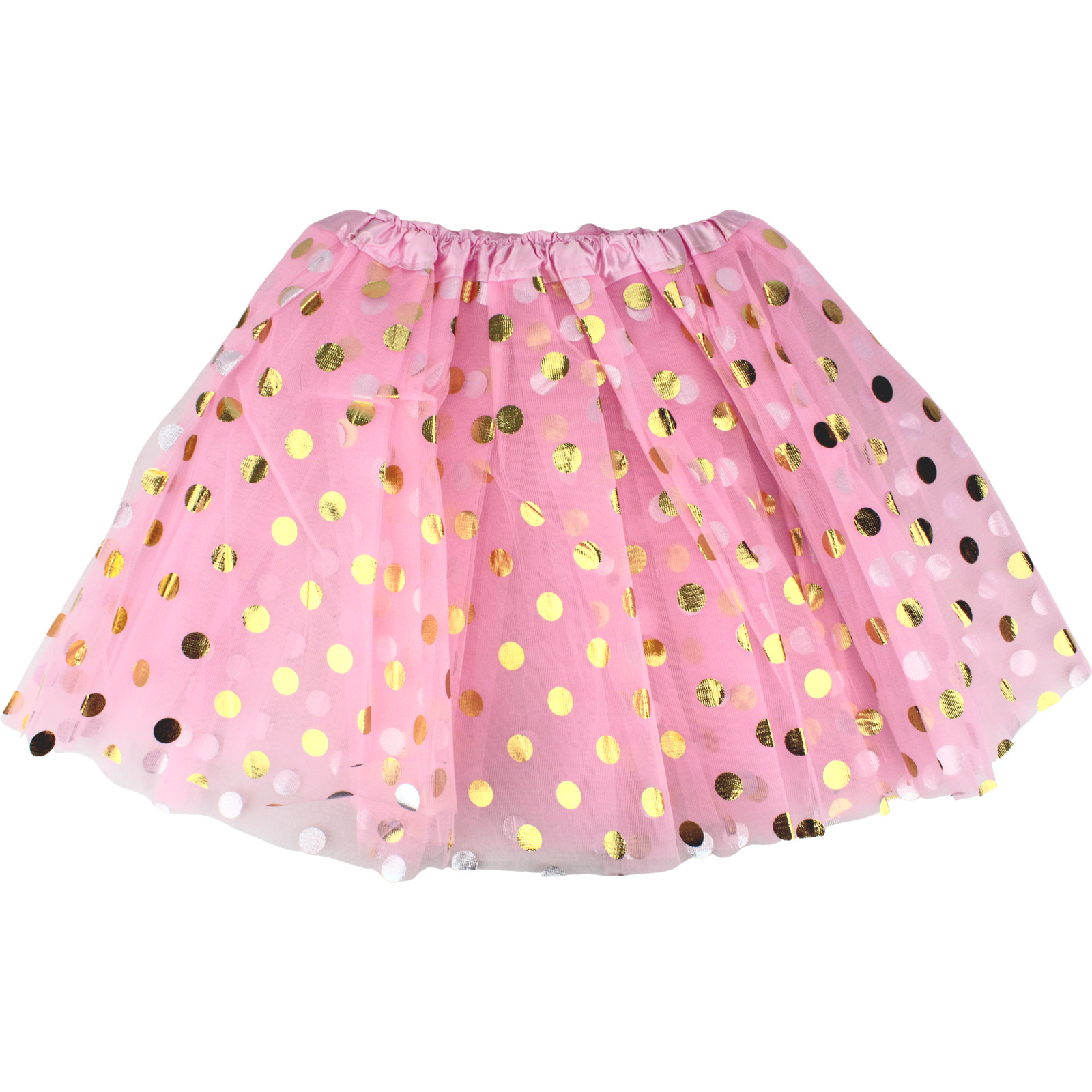 Pink and Gold Polka Dot Tutu