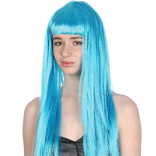 Ponytail Blue Wig Katy Perry Evie Wig MapofBeauty 20 Inch/50cm