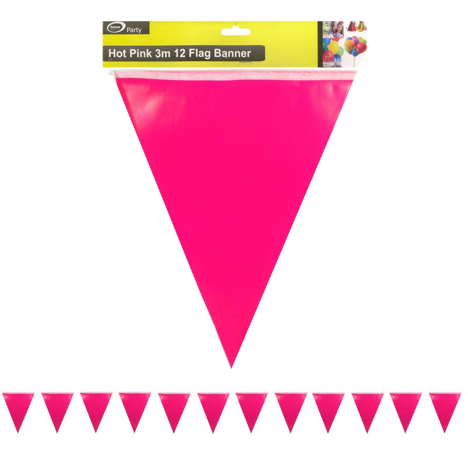 Hot Pink Flag Banner