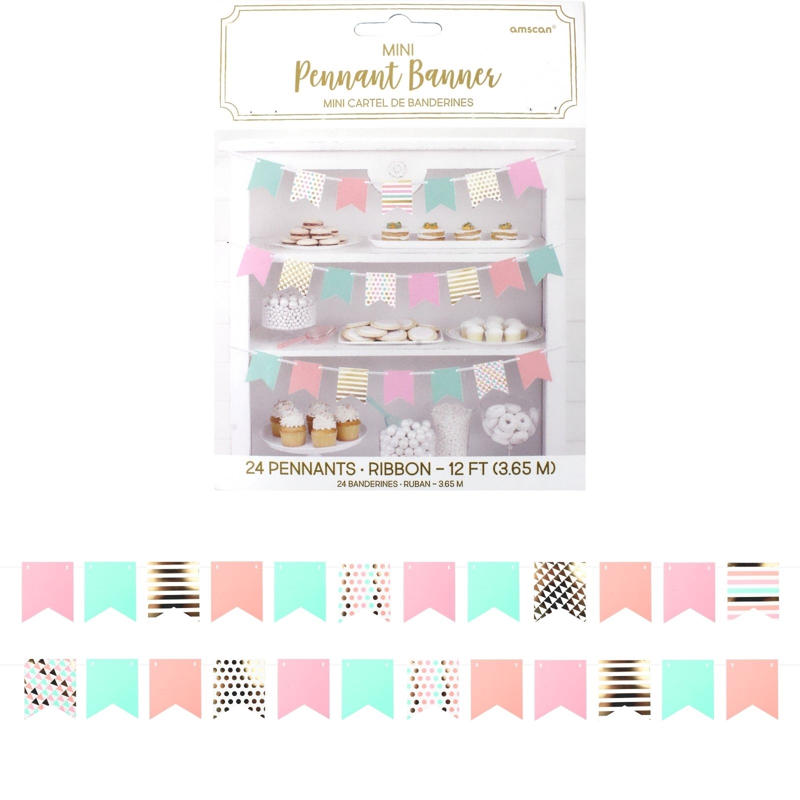 Pastel Mini Pennant Banner