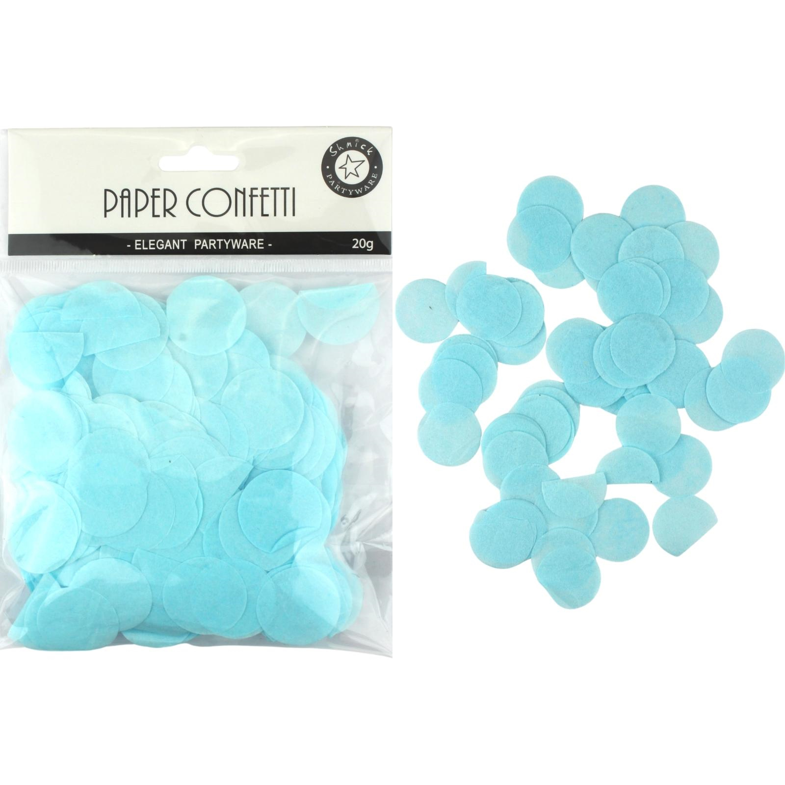 Light Blue Tissue Paper Confetti Dots (20g)