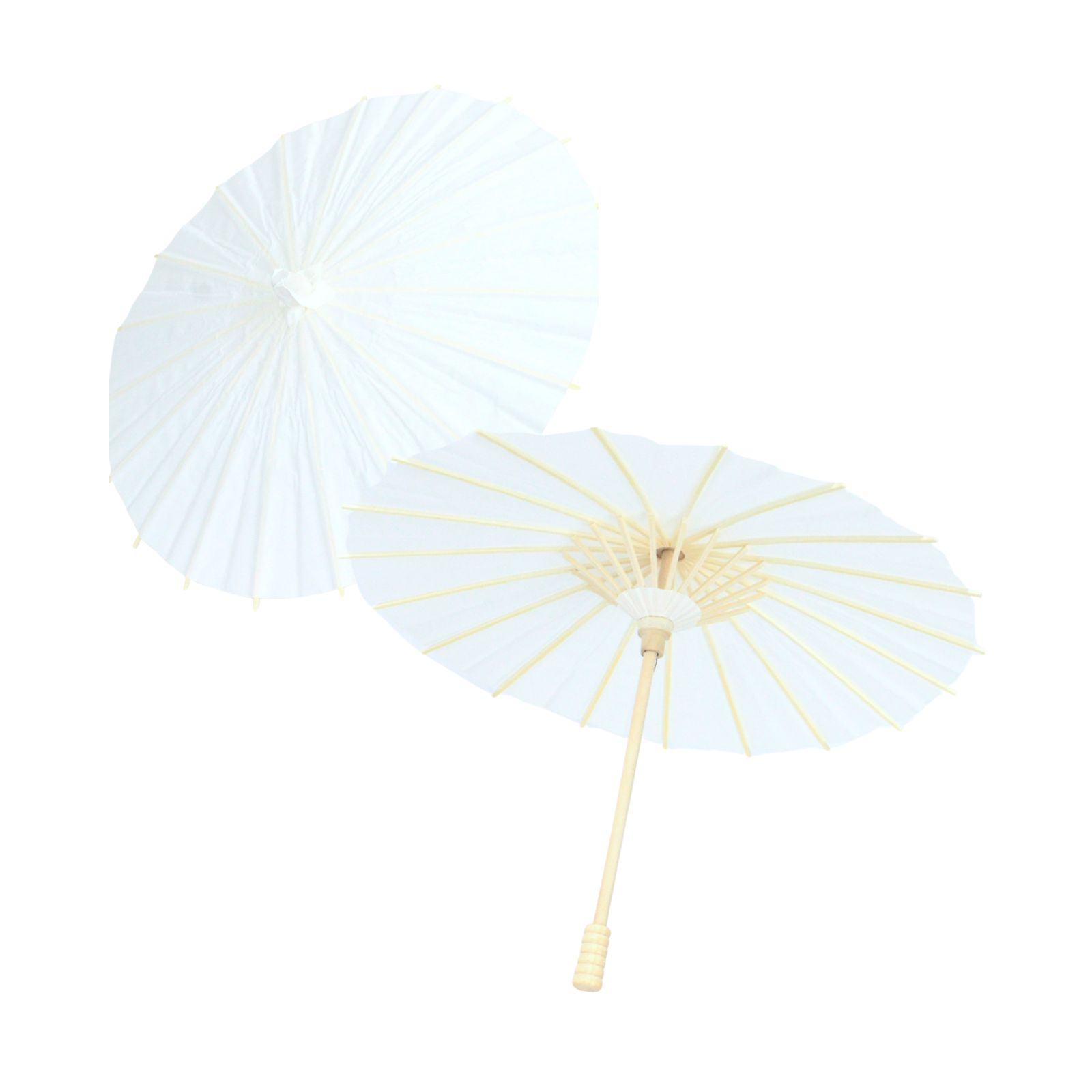 Small White Paper Parasol 30cm