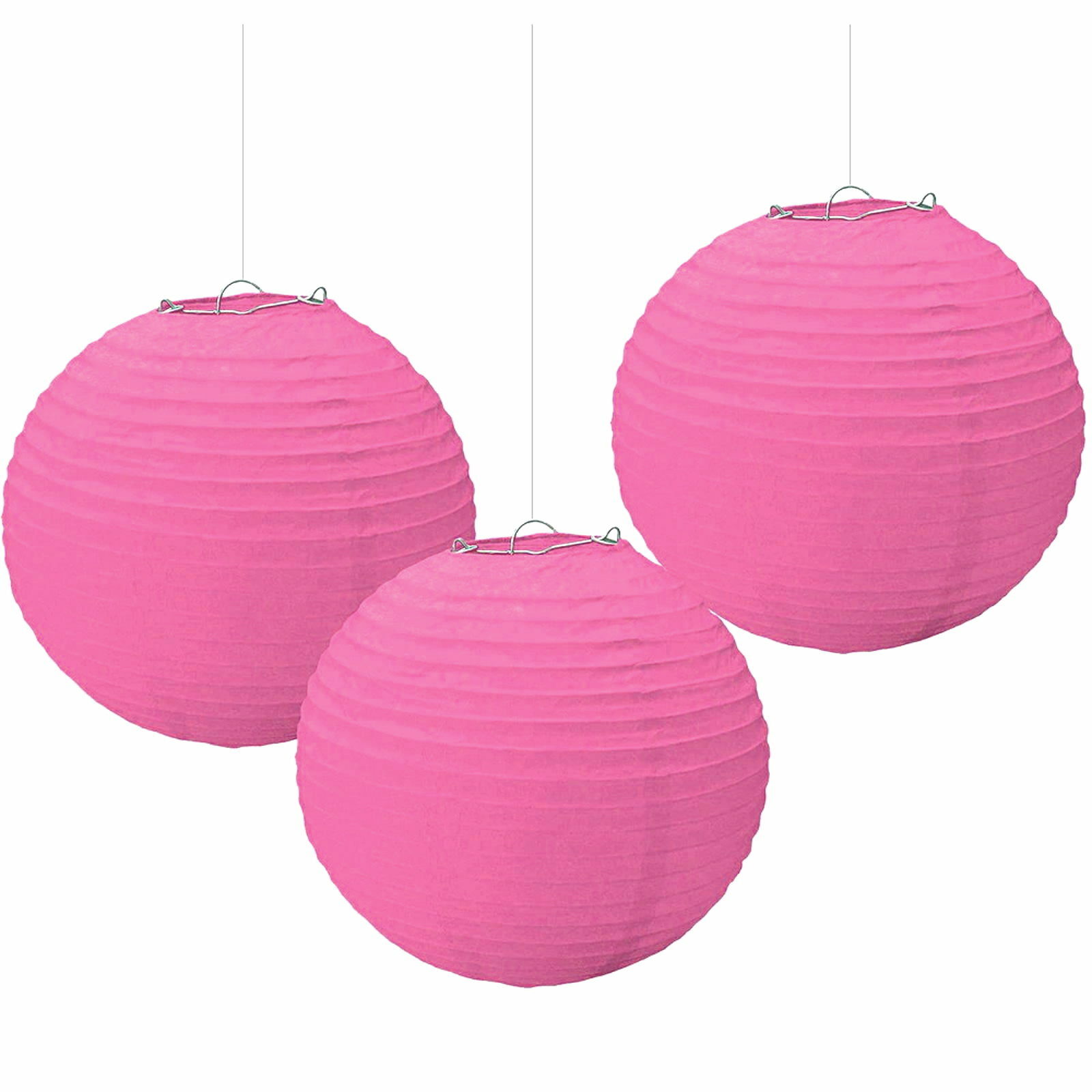 Paper Lanterns Pink (Pack of 3)