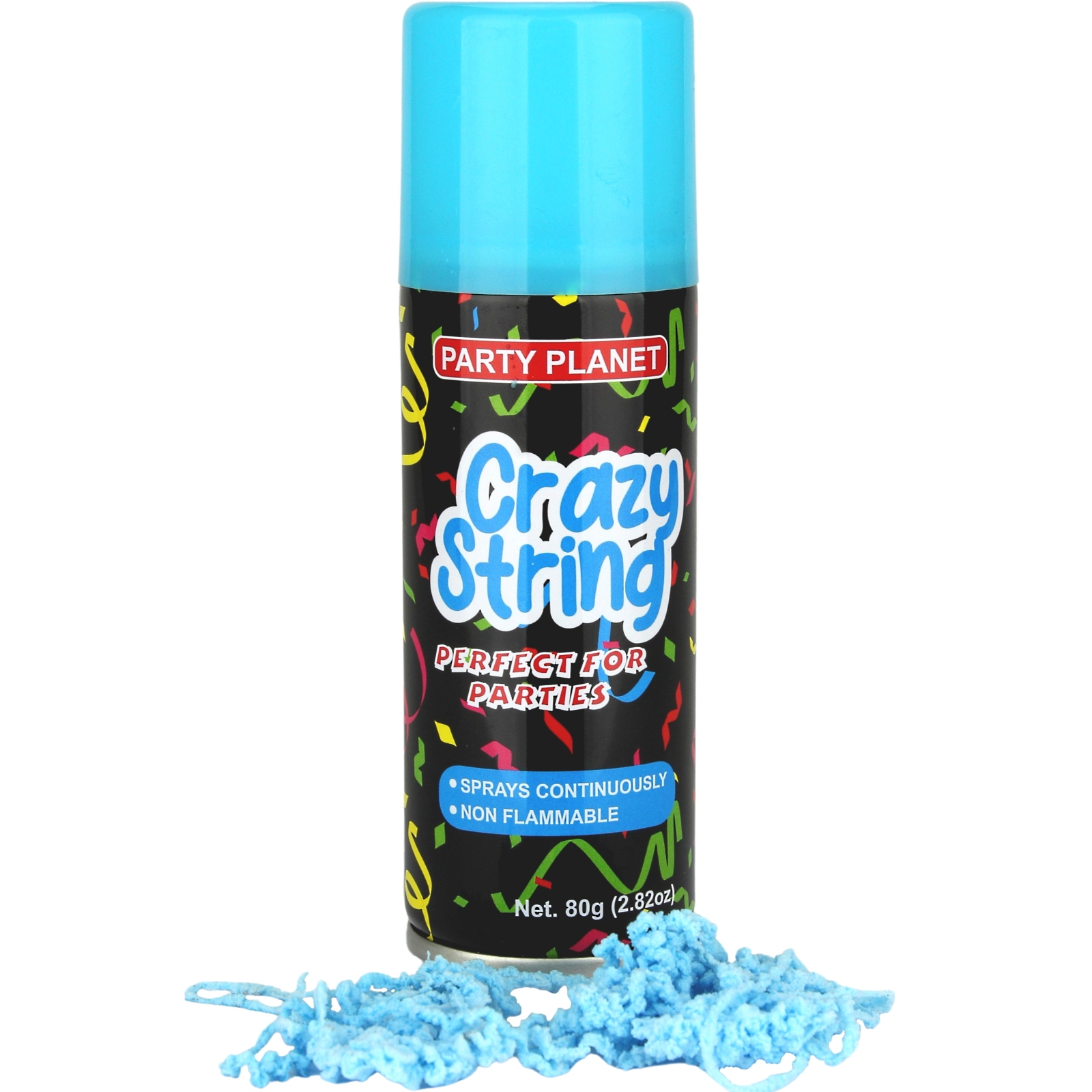 Blue Crazy String (80g Aerosol Can)