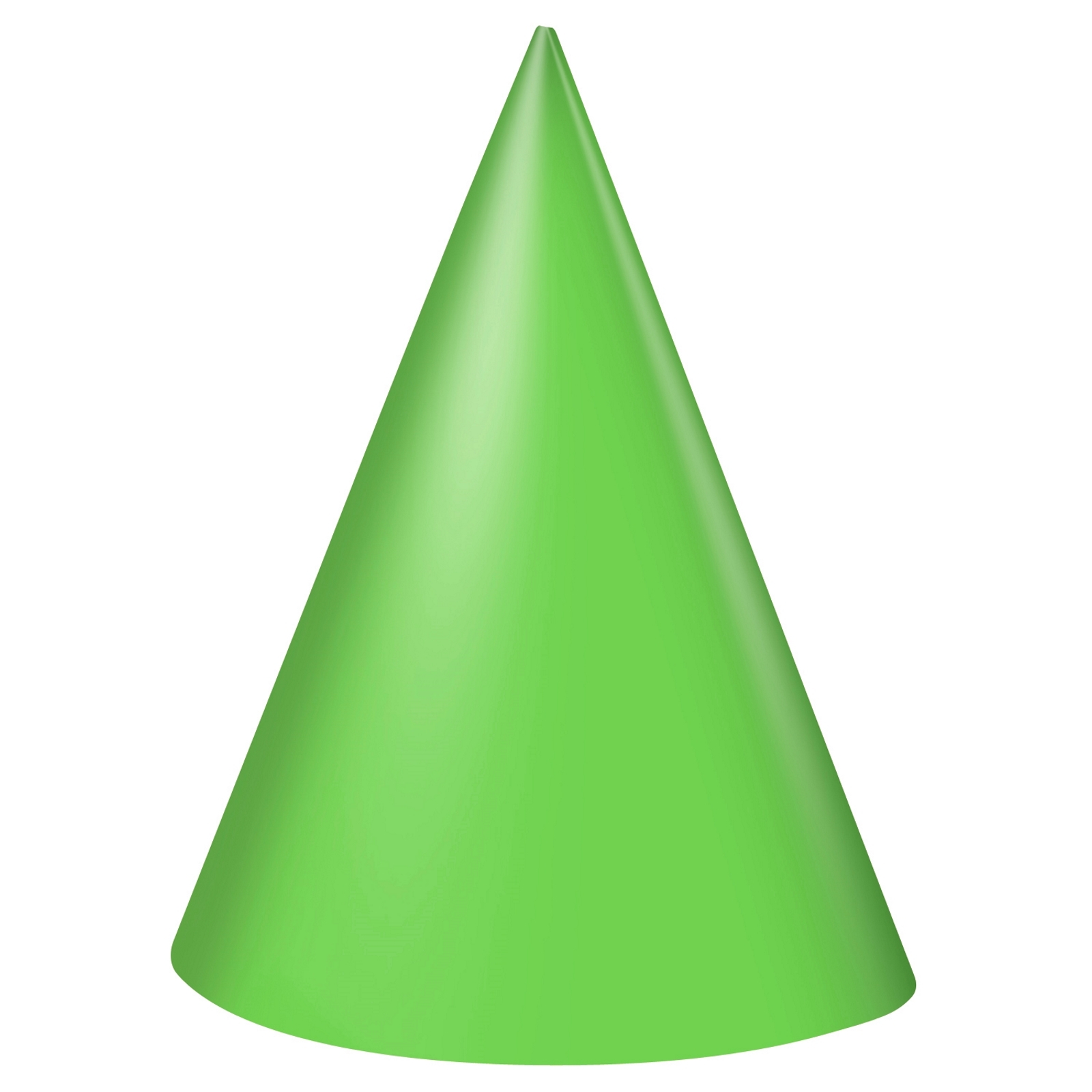 Lime Green Party Hats (Pack of 8)
