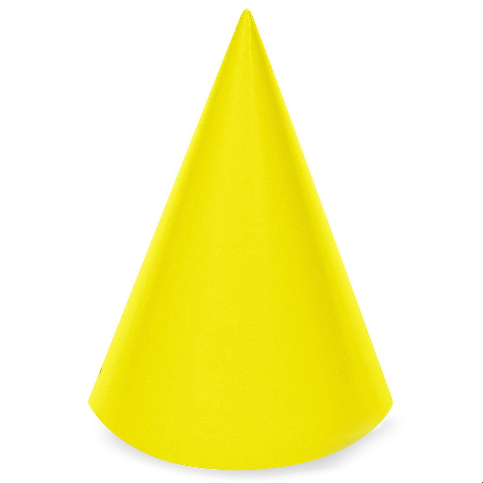 Yellow Party Hats (Pack of 8)