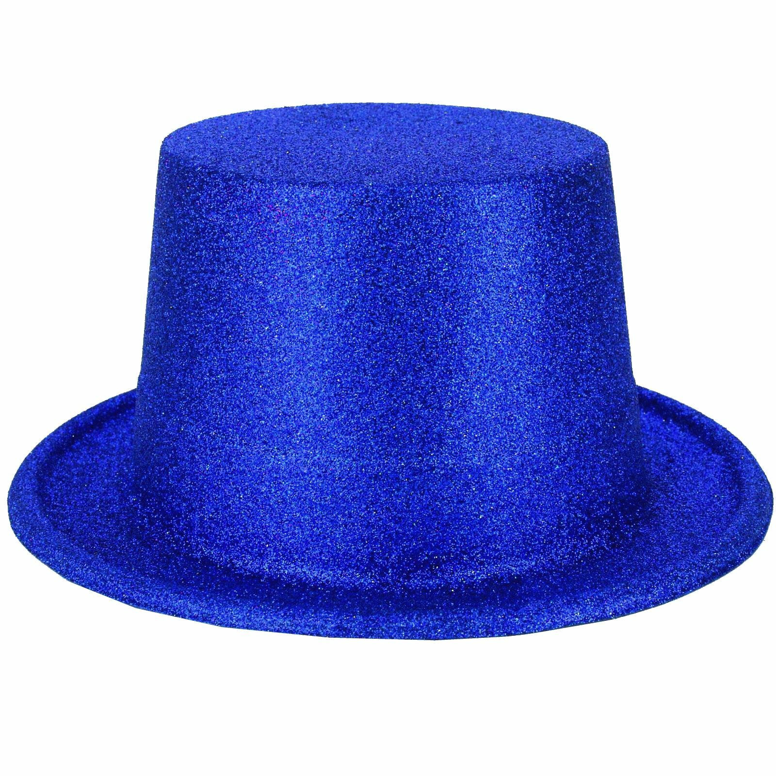 Blue Glitter Top Hat