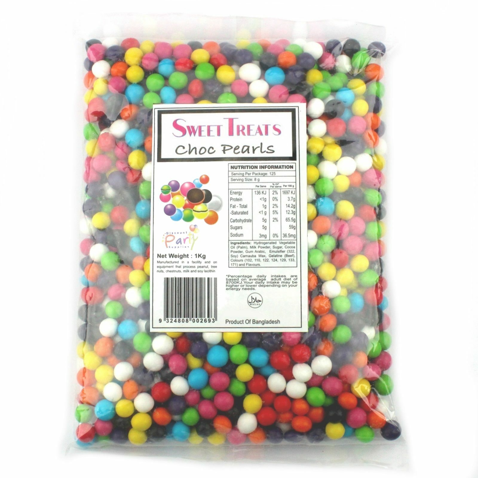 Assorted Choc Pearls (1kg)
