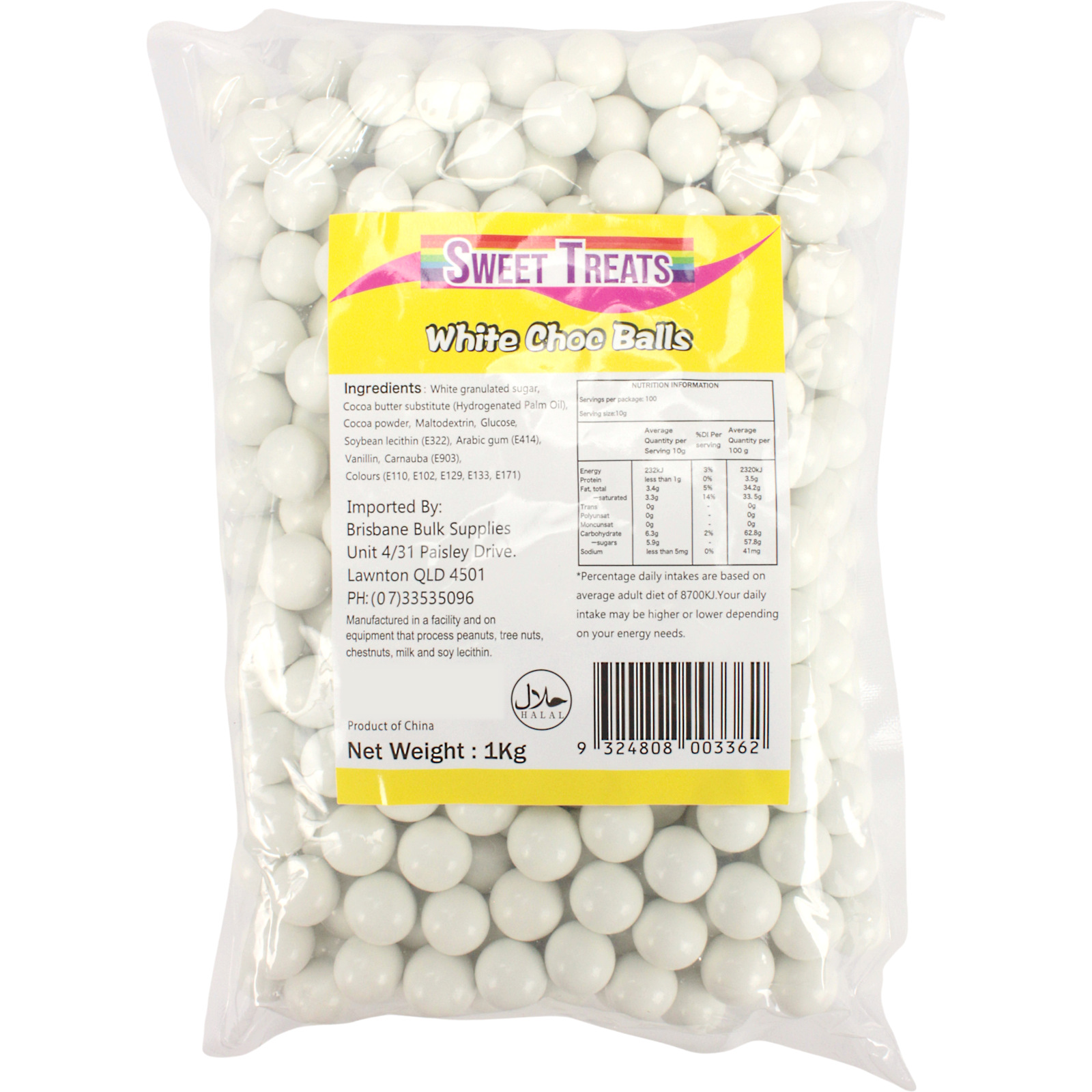 White Chocolate Balls (1kg)
