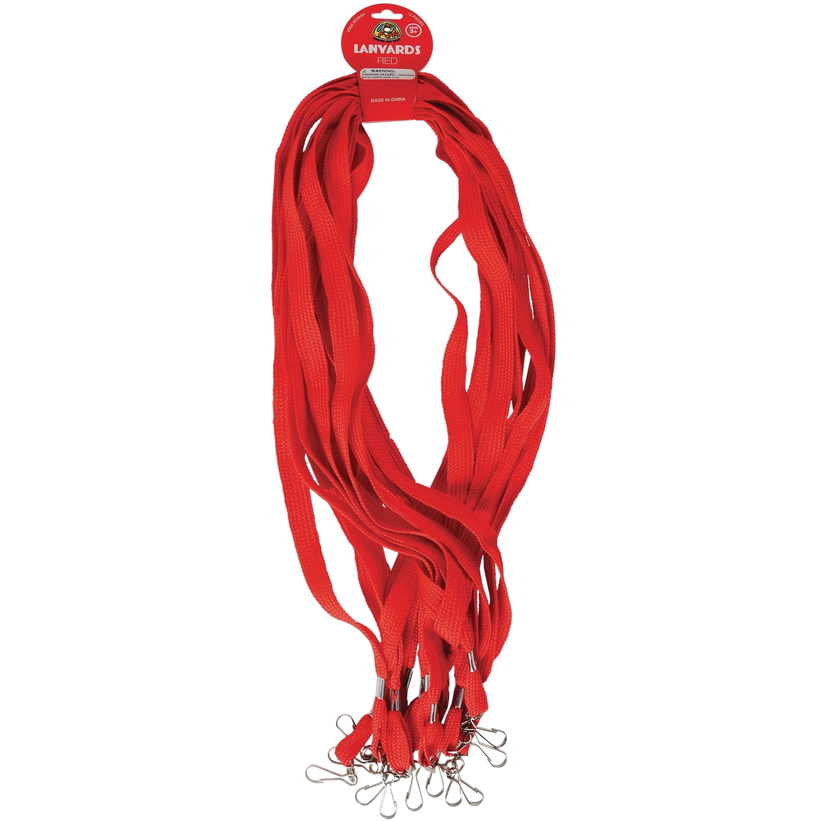 Red Lanyards (Pack of 12)