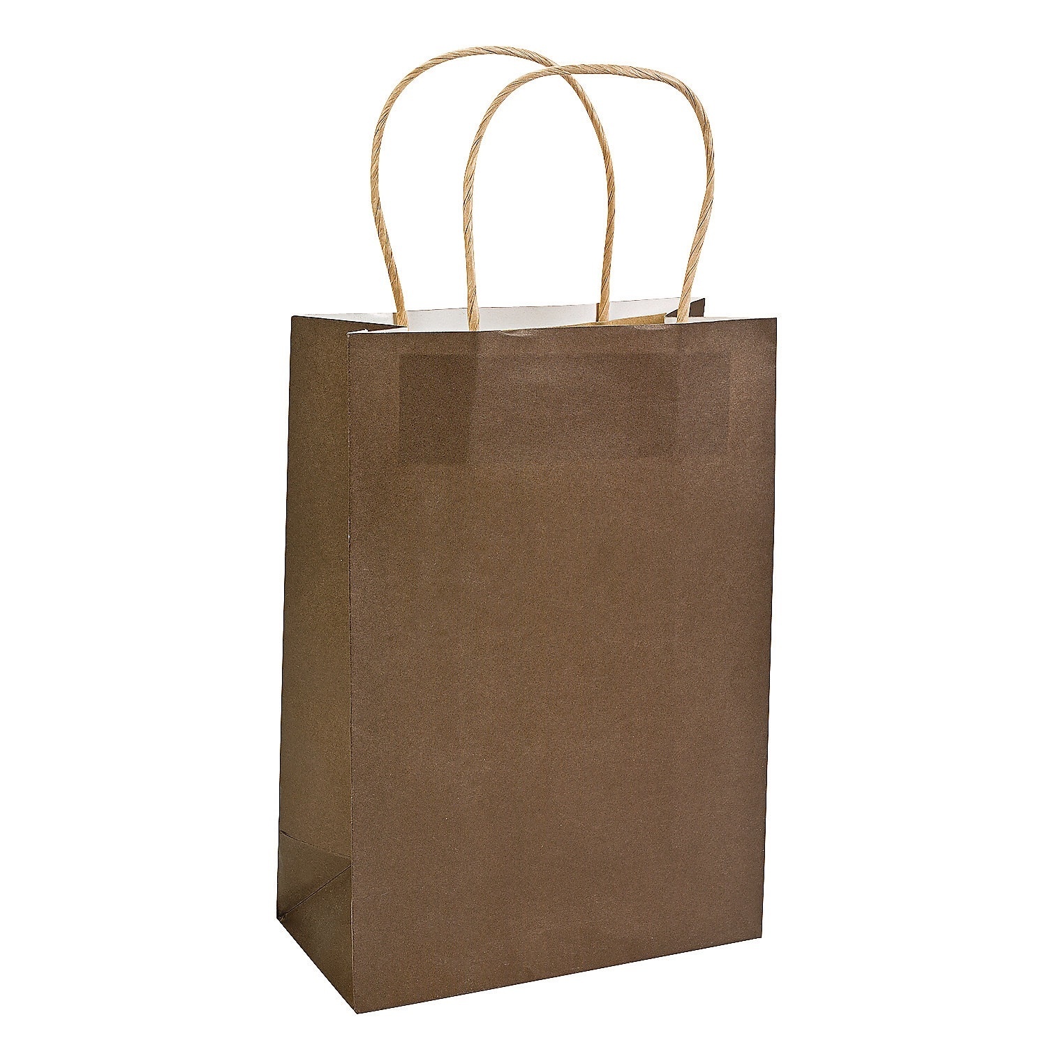 Chocolate Brown Paper Gift Bags (Pack of 12)