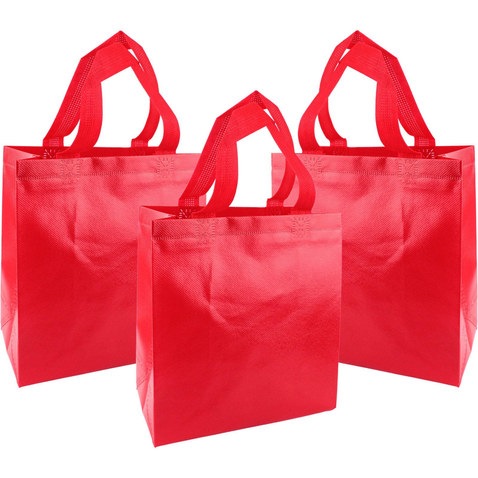 Red Party Tote Bags (Pack of 12)