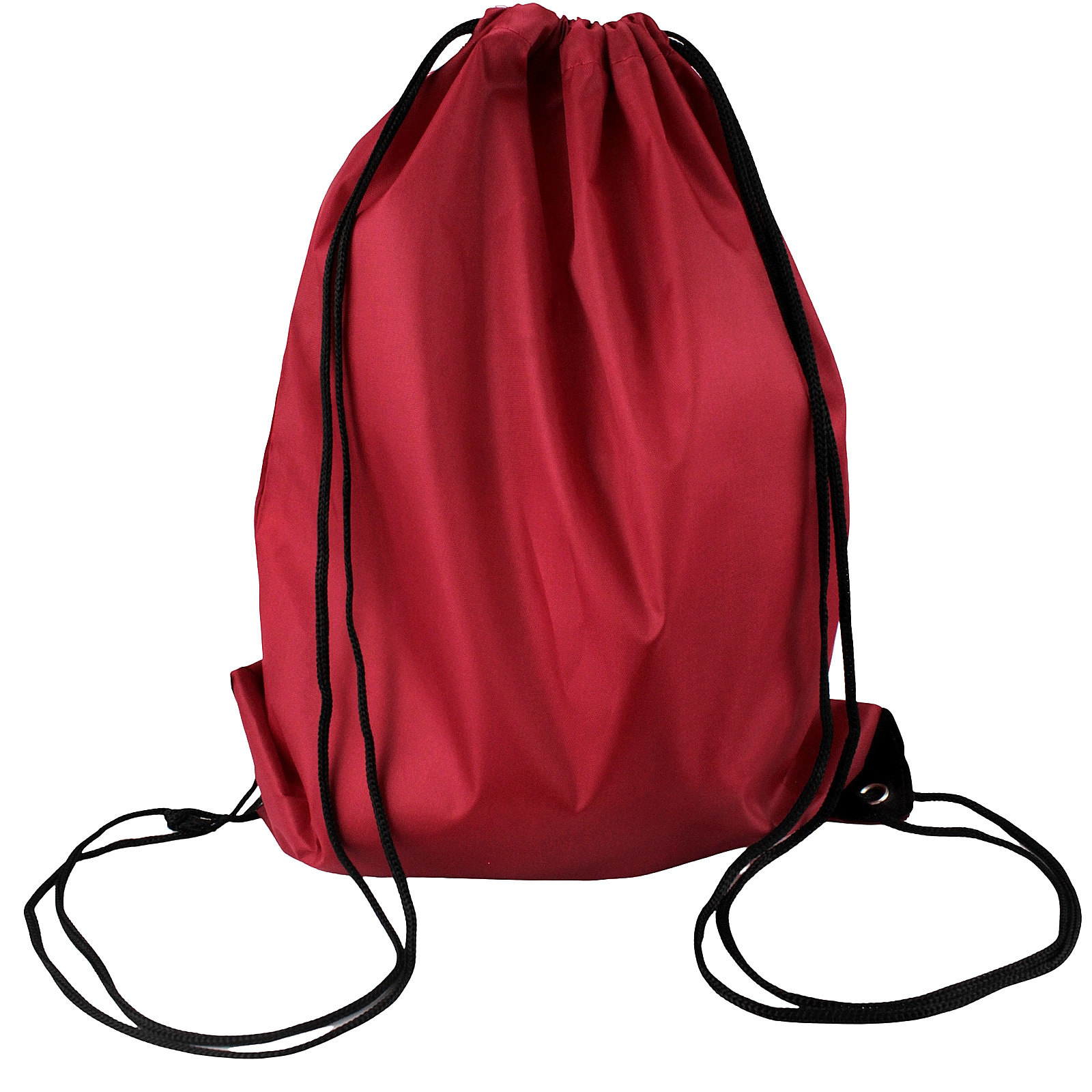 Burgundy Drawstring Bags (Pack of 6)
