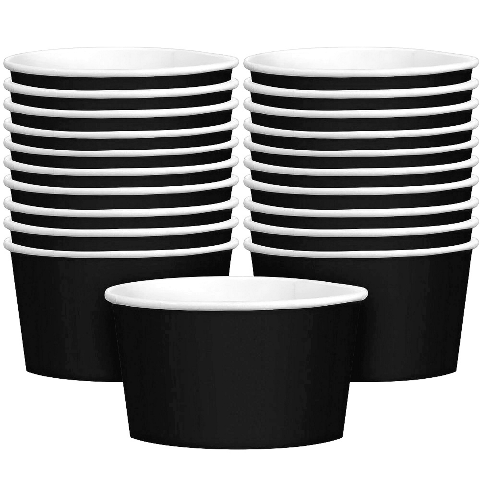 Black Paper Treat Cups (Pack of 20)