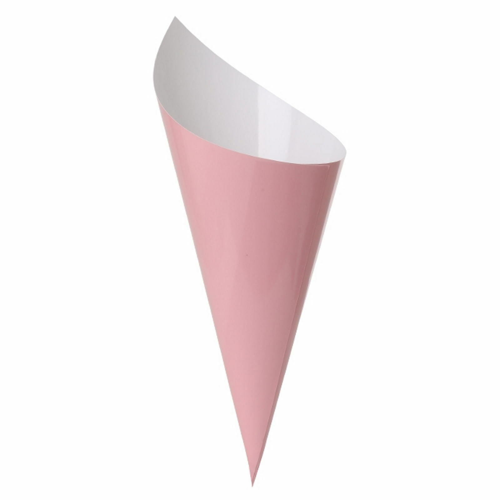 Pink Paper Snack Cones (Pack of 10)