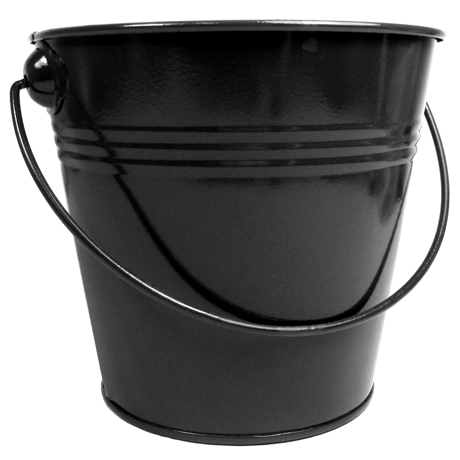 Black Metal Favour Bucket (Medium)
