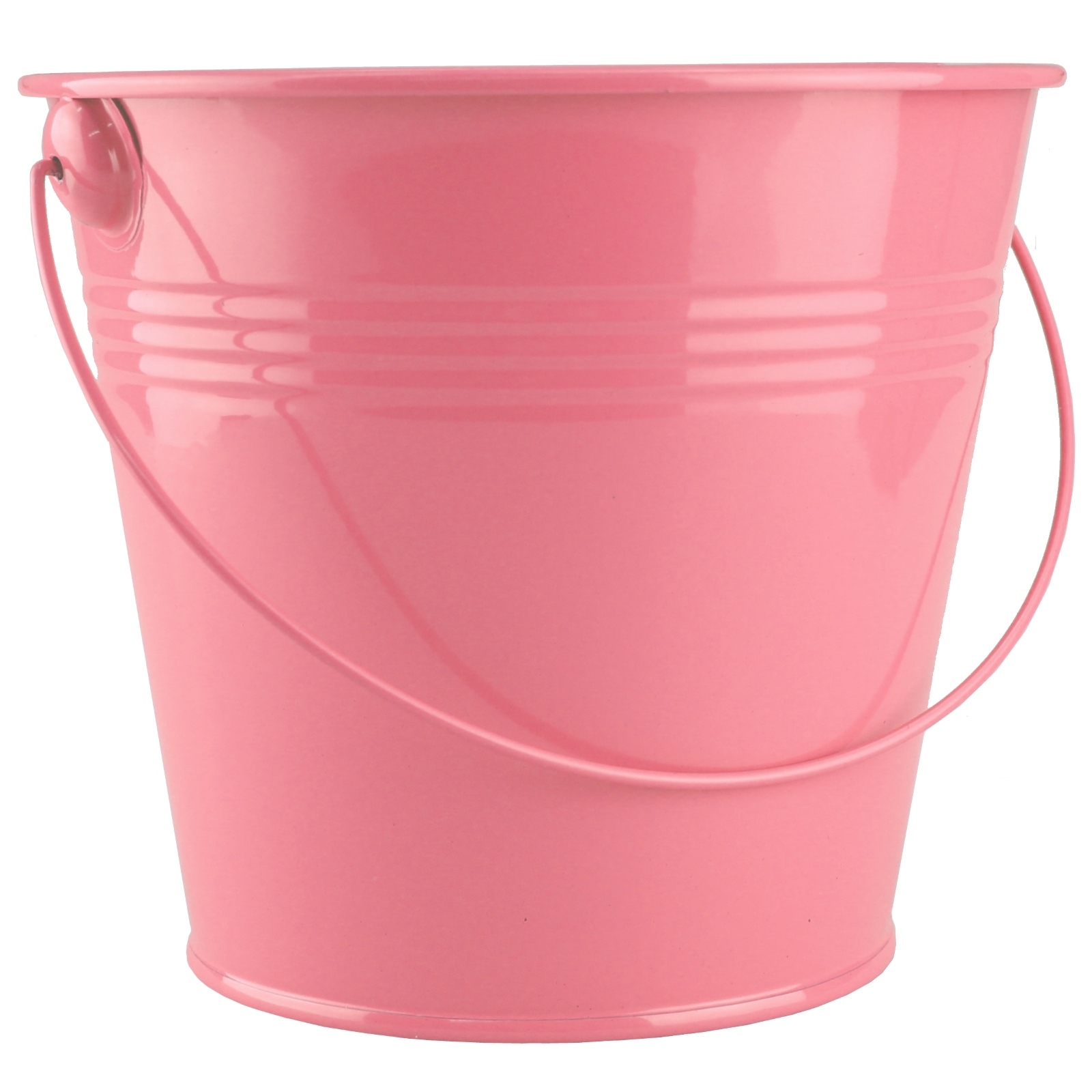 Light Pink Metal Favour Bucket (Medium)