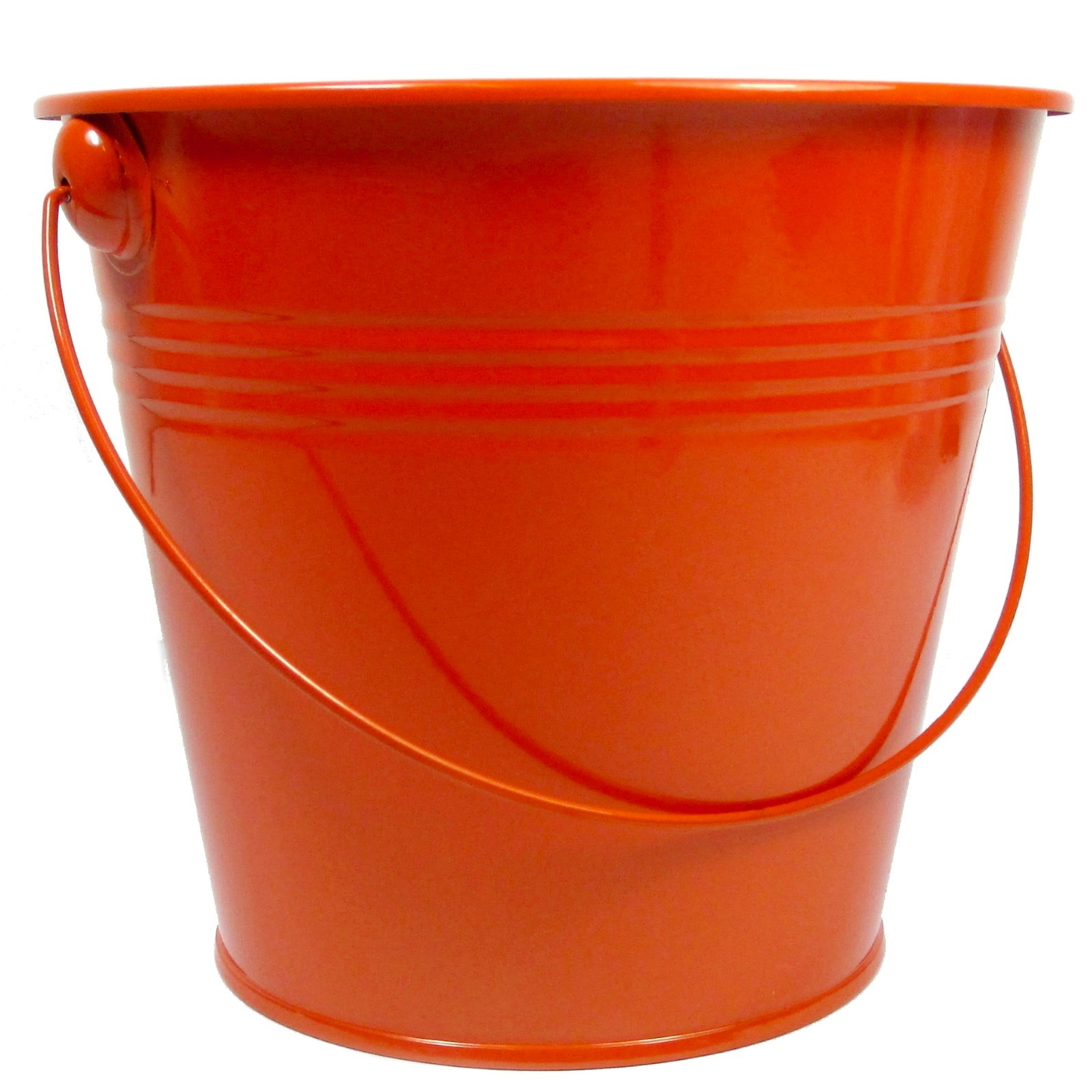 Orange Metal Favour Bucket (Medium)