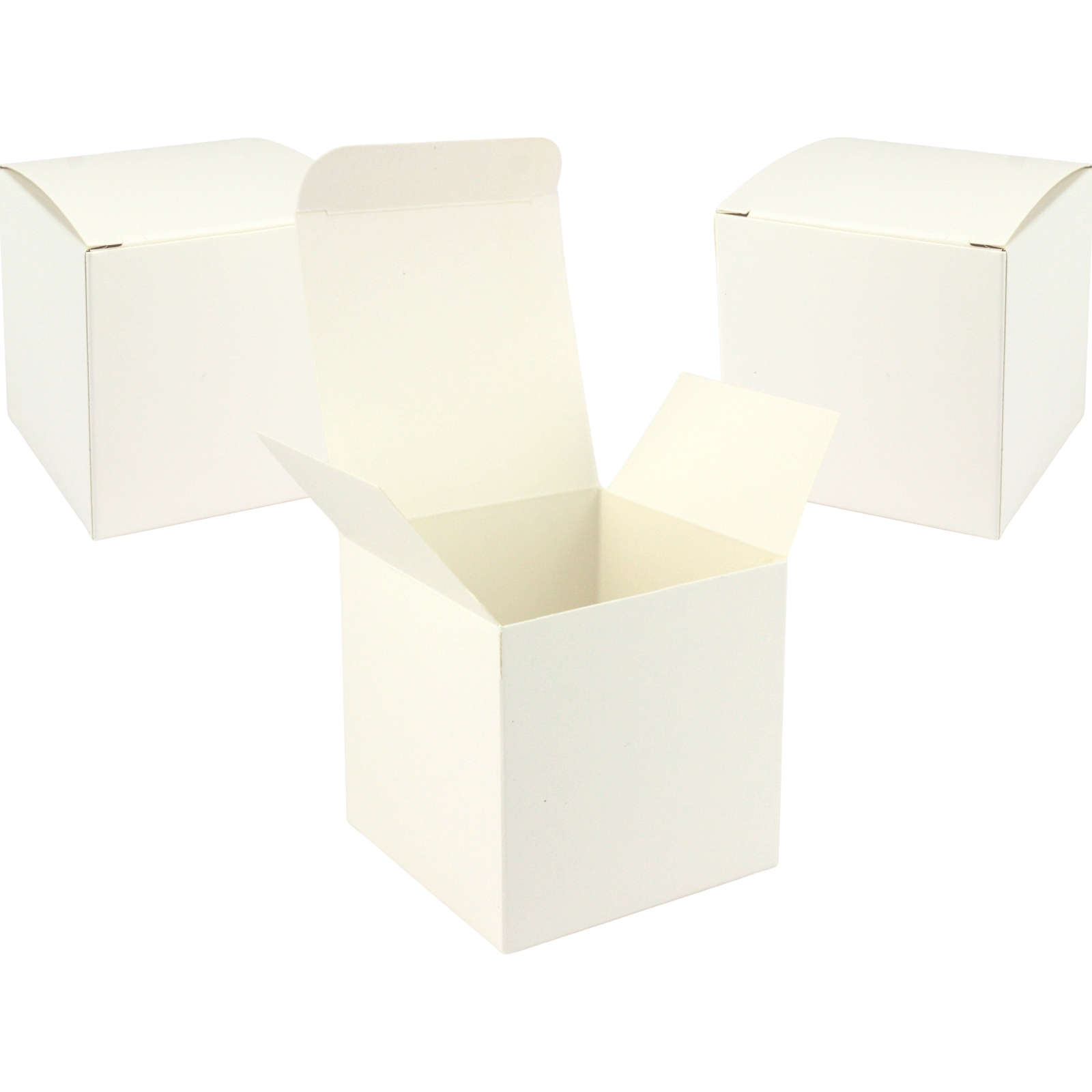 Small White Gift Boxes 7cm (Pack of 12) 