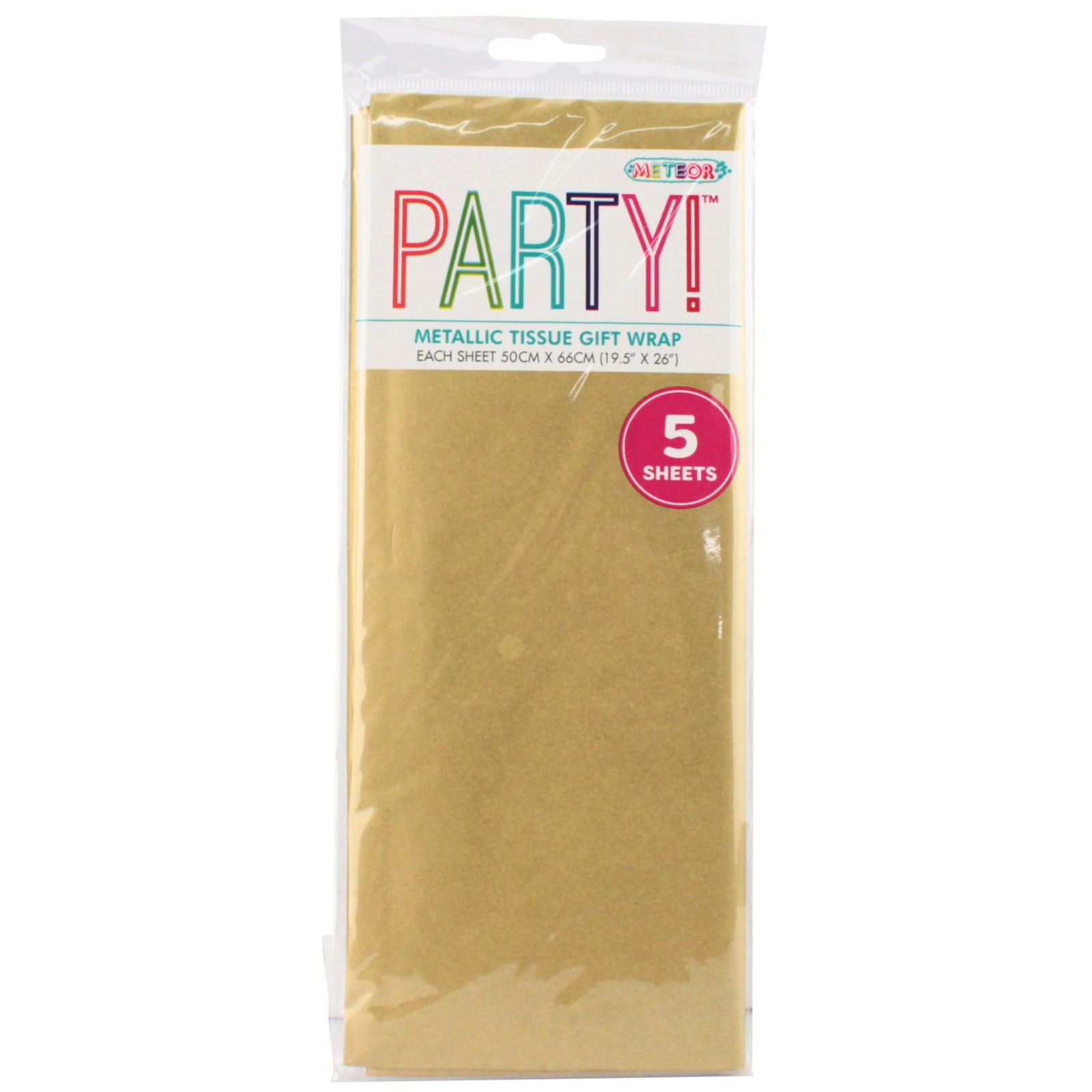 Metallic Gold Tissue Paper (10 Sheets)