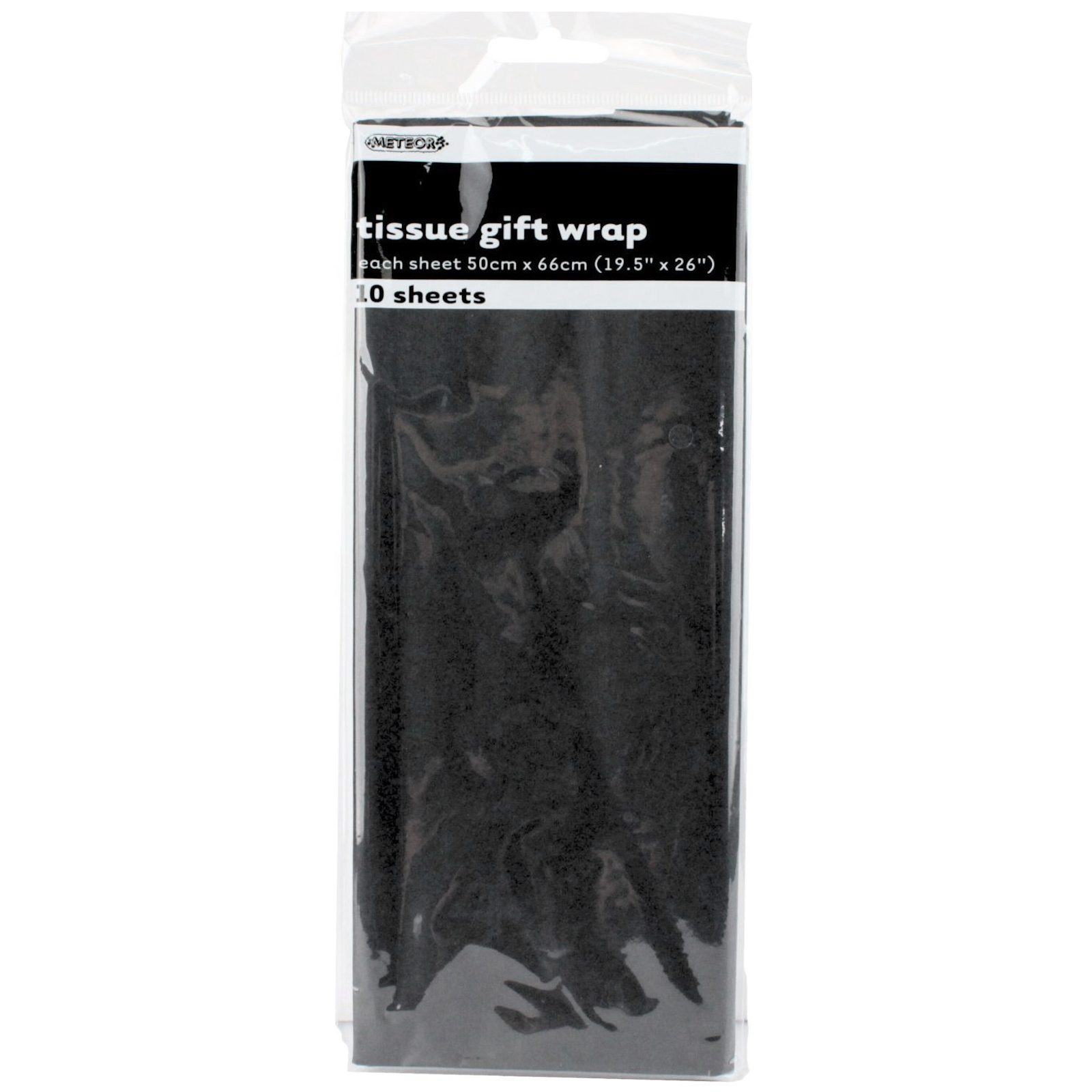 Midnight Black Tissue Paper (10 Sheets)