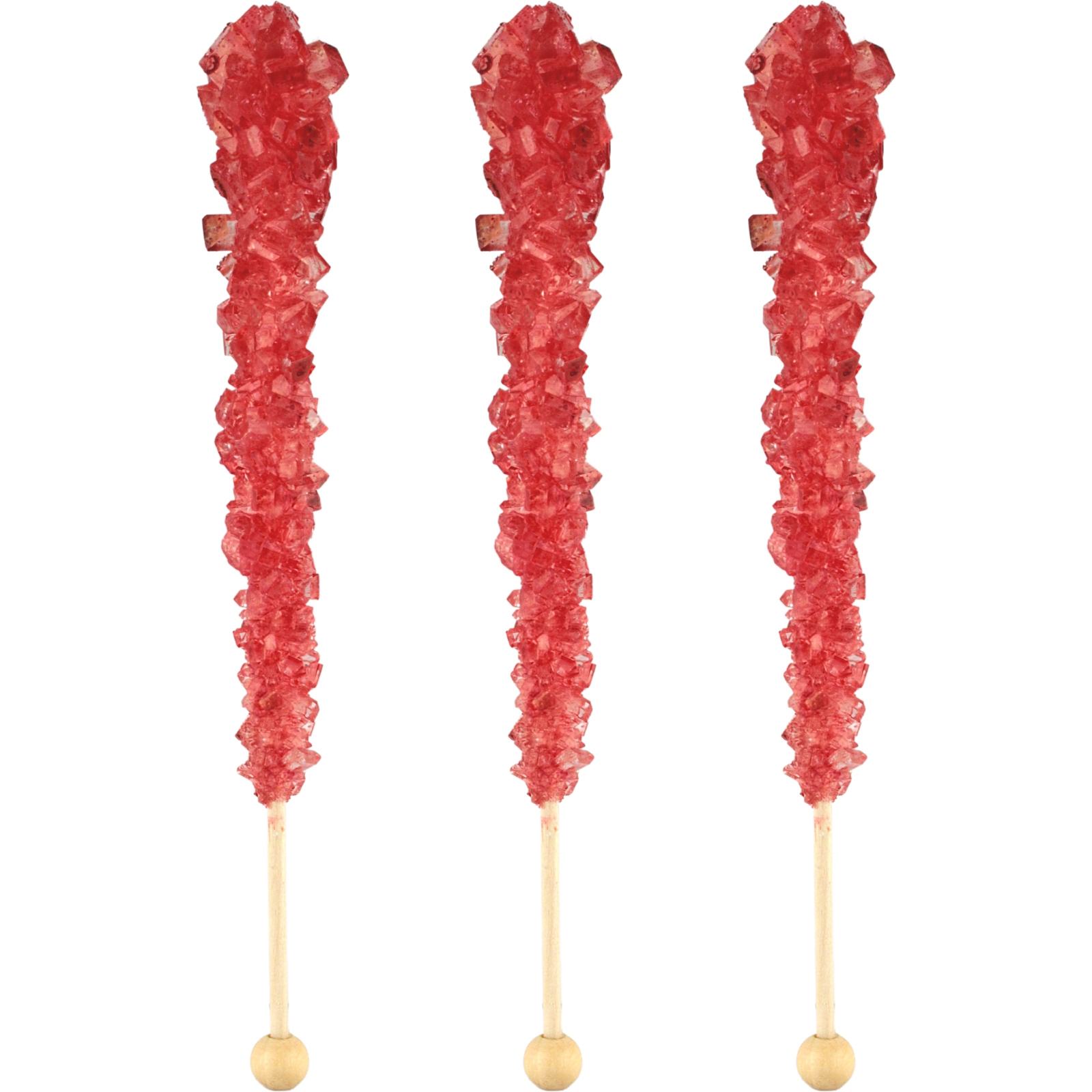 Red Crystal Lolly Sticks (Pack of 5)
