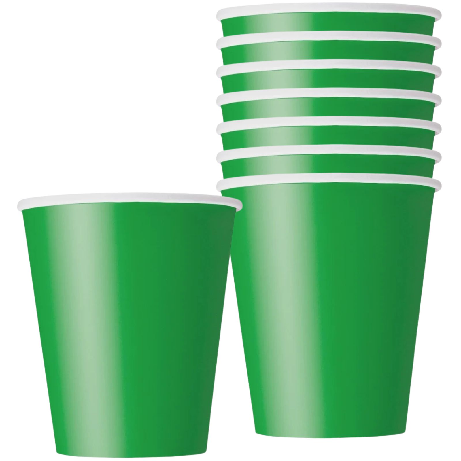 Green Paper Cups (Pack of 8)