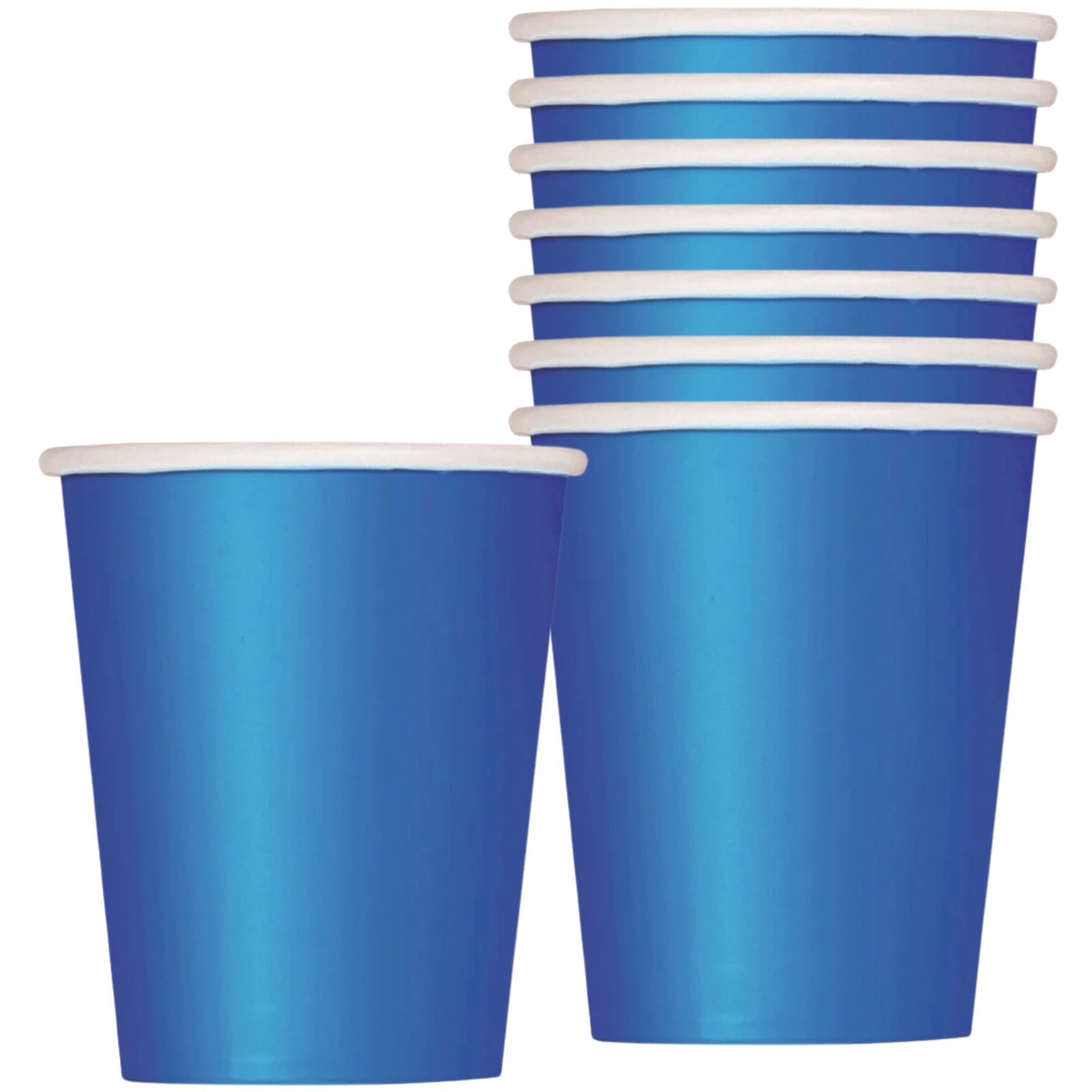 Royal Blue Paper Cups (Pack of 8)