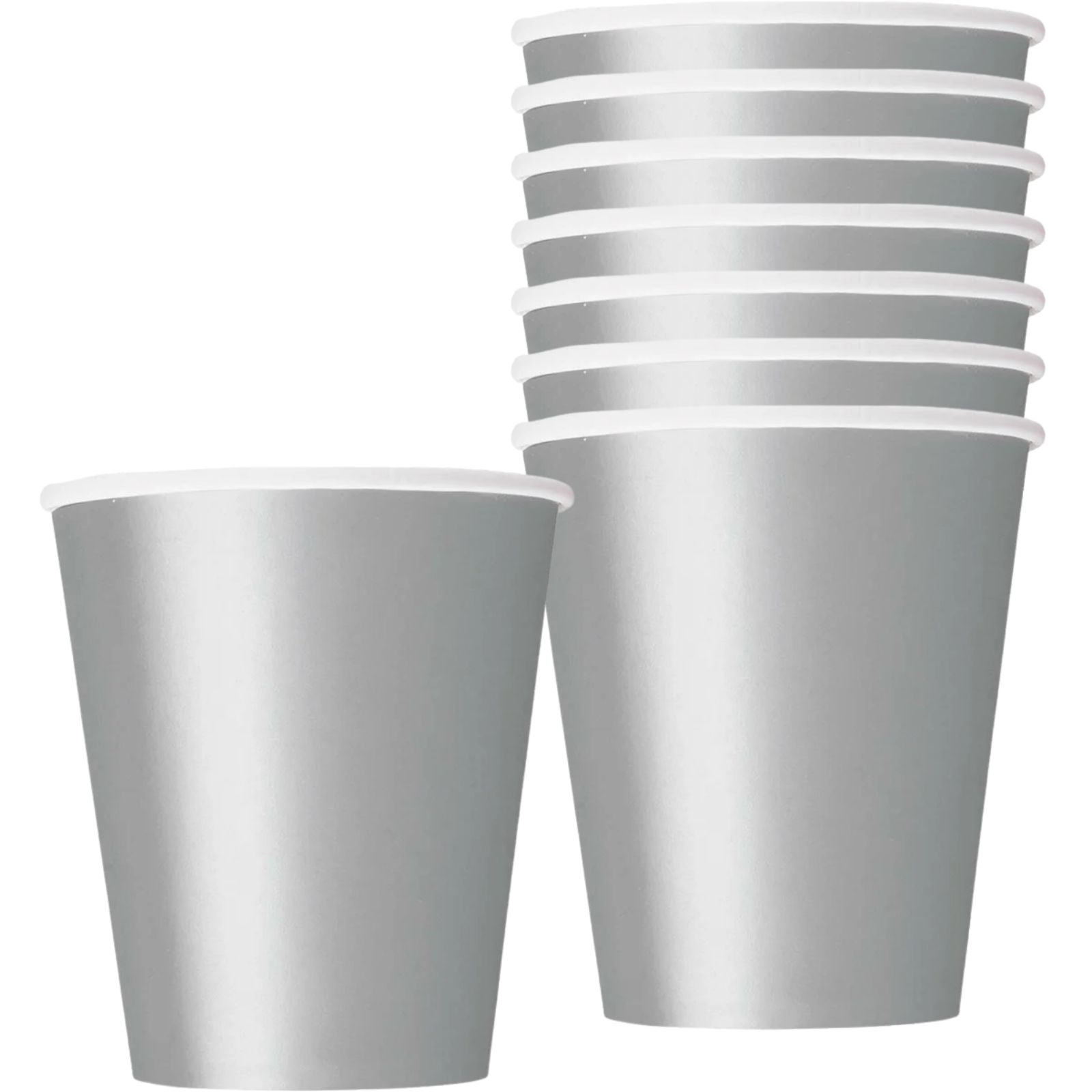 Silver Paper Cups (Pack of 8)
