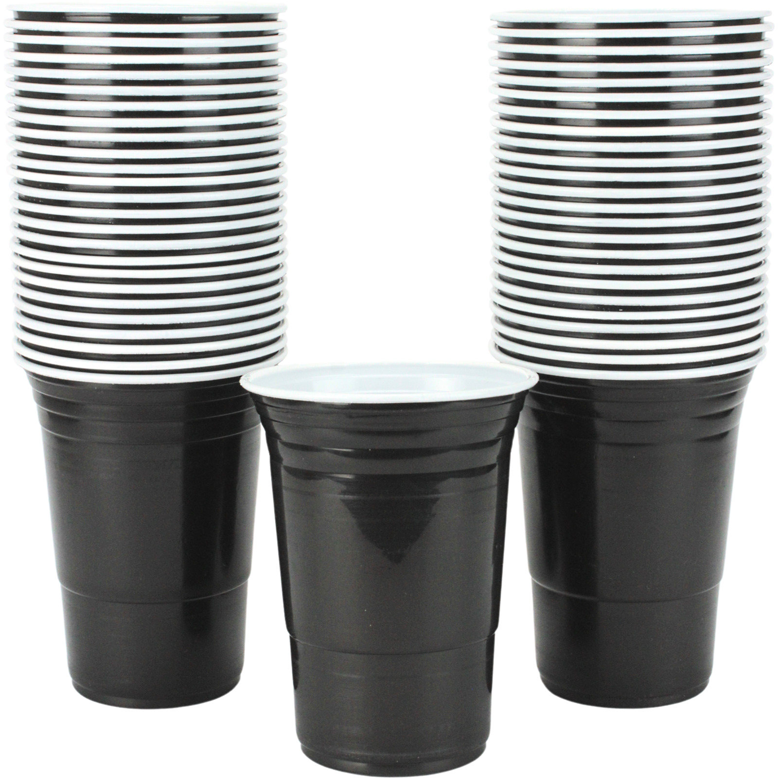 Everyday Party Black American Cups 450ml (Pack of 50)