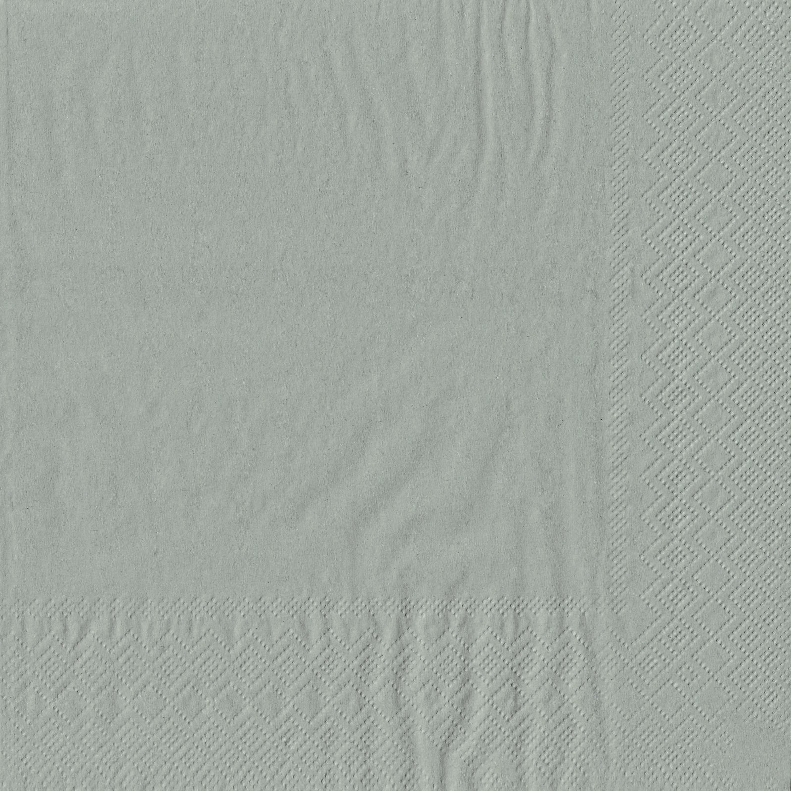 Silver Dinner Napkins / Serviettes (Pack of 50)