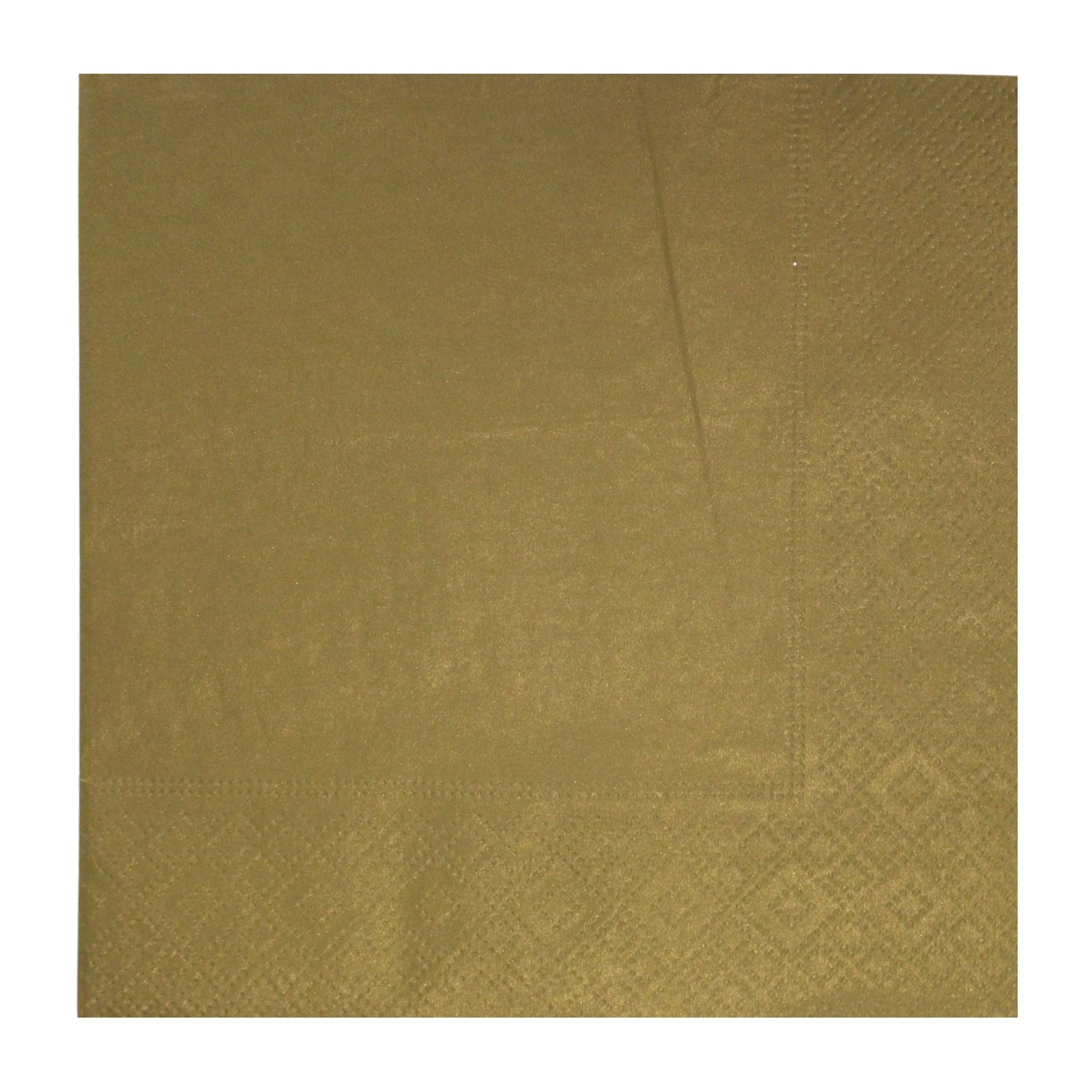 Metallic Gold Lunch Napkins / Serviettes (Pack of 50)