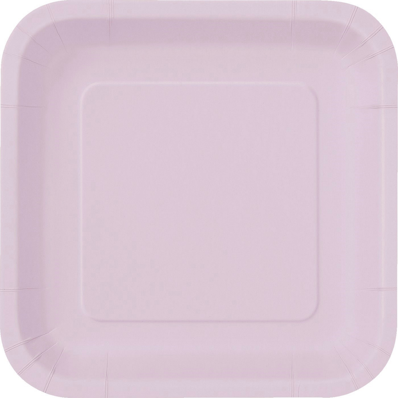 Lavender Large Square Paper Plates (Pack of 14)