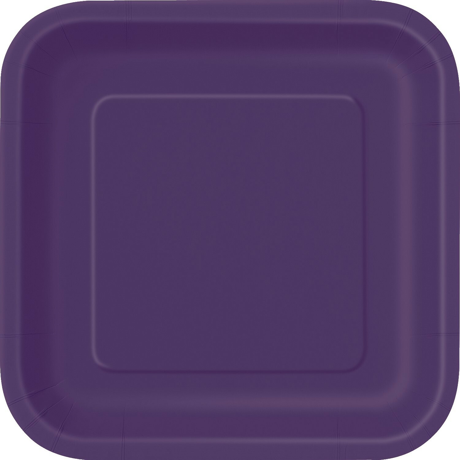 Purple Large Paper Plates (Pack of 14)