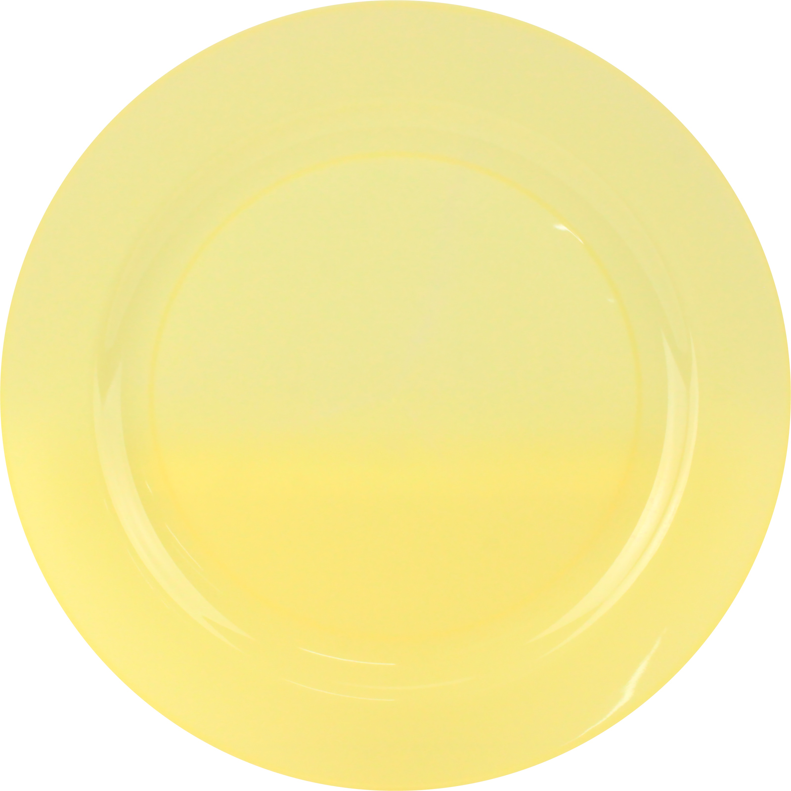 Everyday Living Pastel Yellow Reusable Large Plates (Pack of 10)