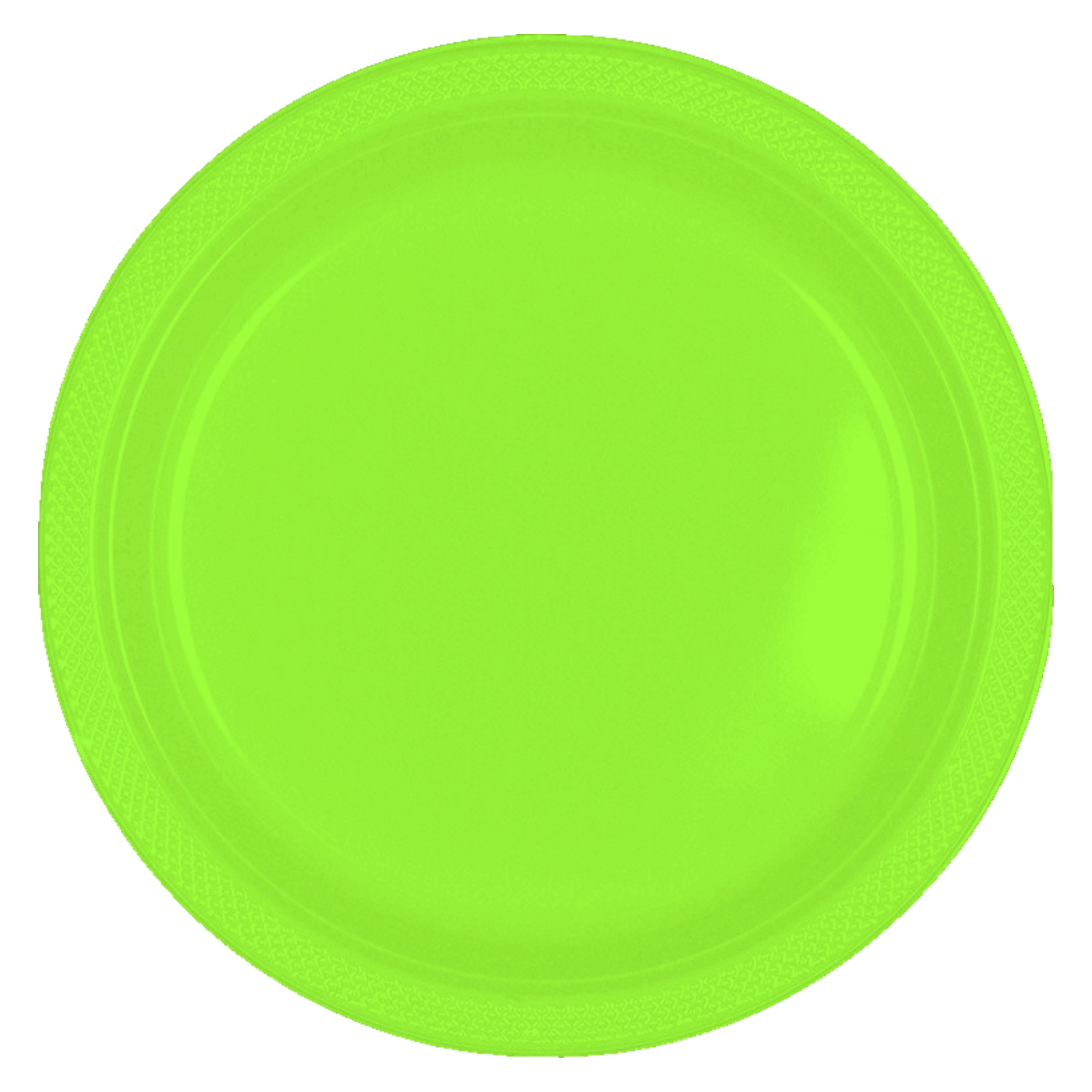 Kiwi Lime Green 23cm Reusable Plates (Pack of 20)