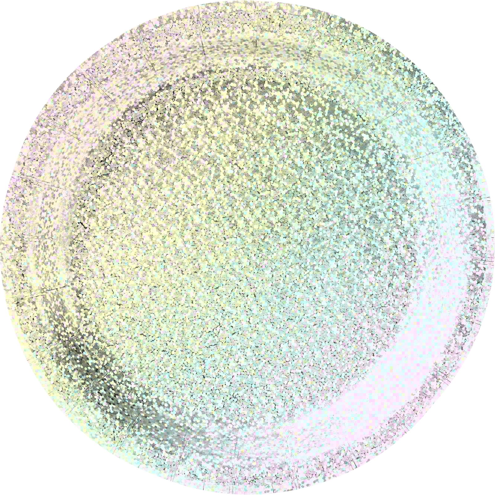 Prismatic 22cm Silver Paper Plates (Pack of 8)