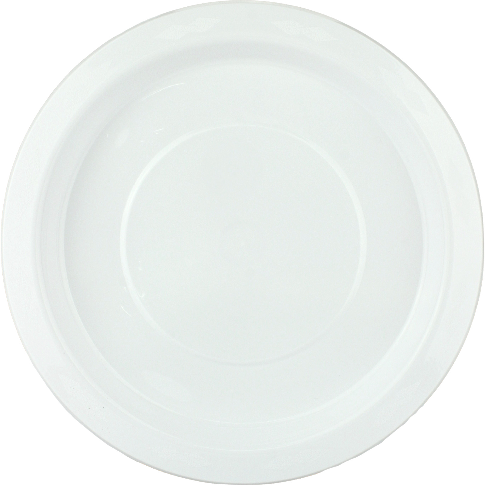 White 23cm Plastic Reusable Plates (Pack of 25)