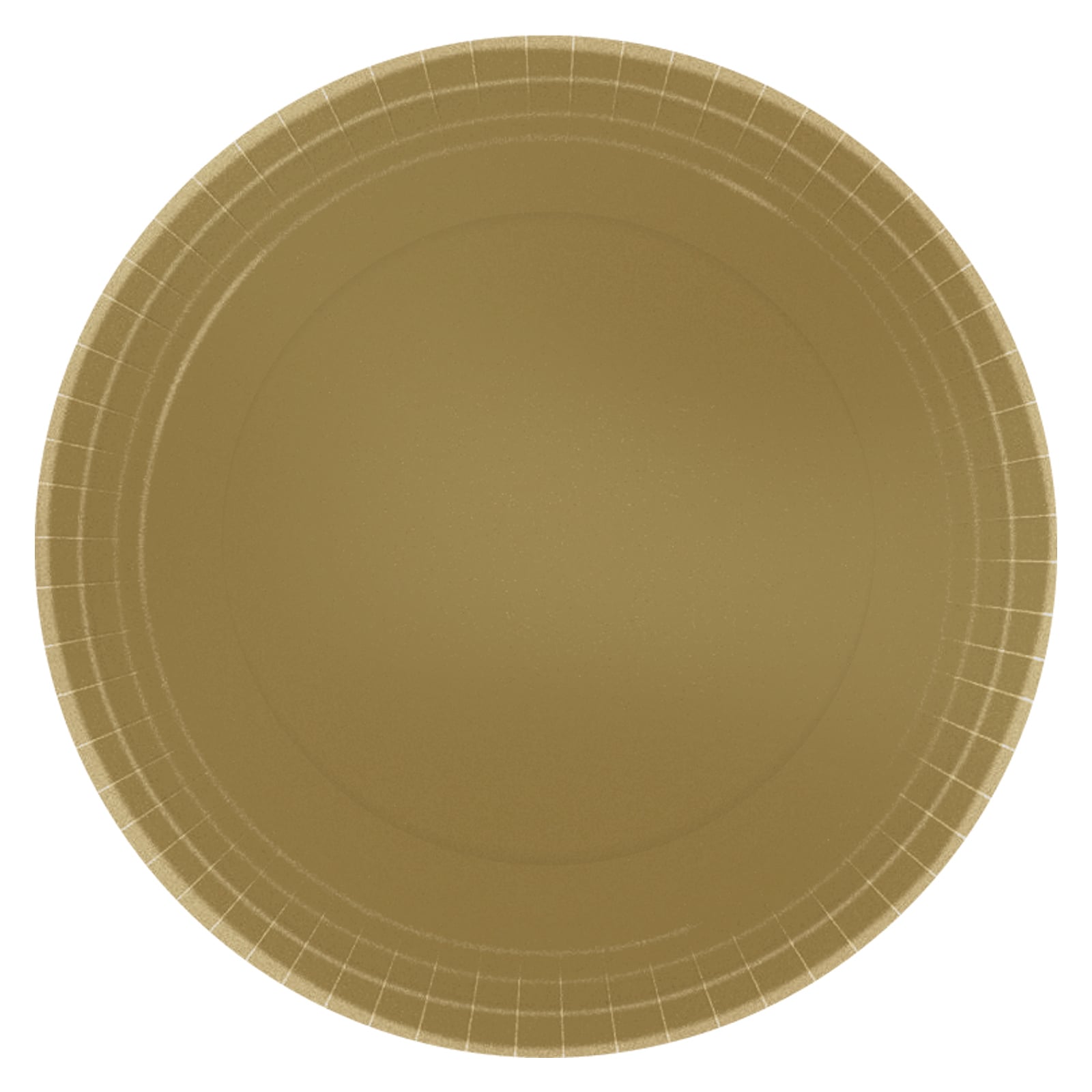 Gold 23cm Round Paper Plates NPC (Pack of 20)