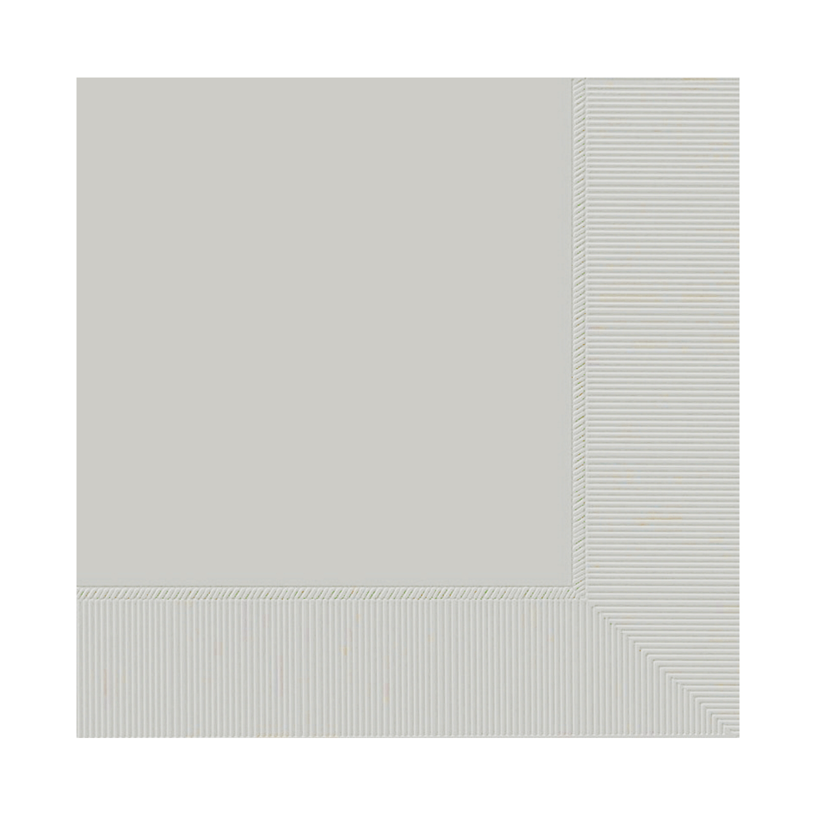 Amscan Silver Beverage Napkins / Serviettes (Pack of 20)