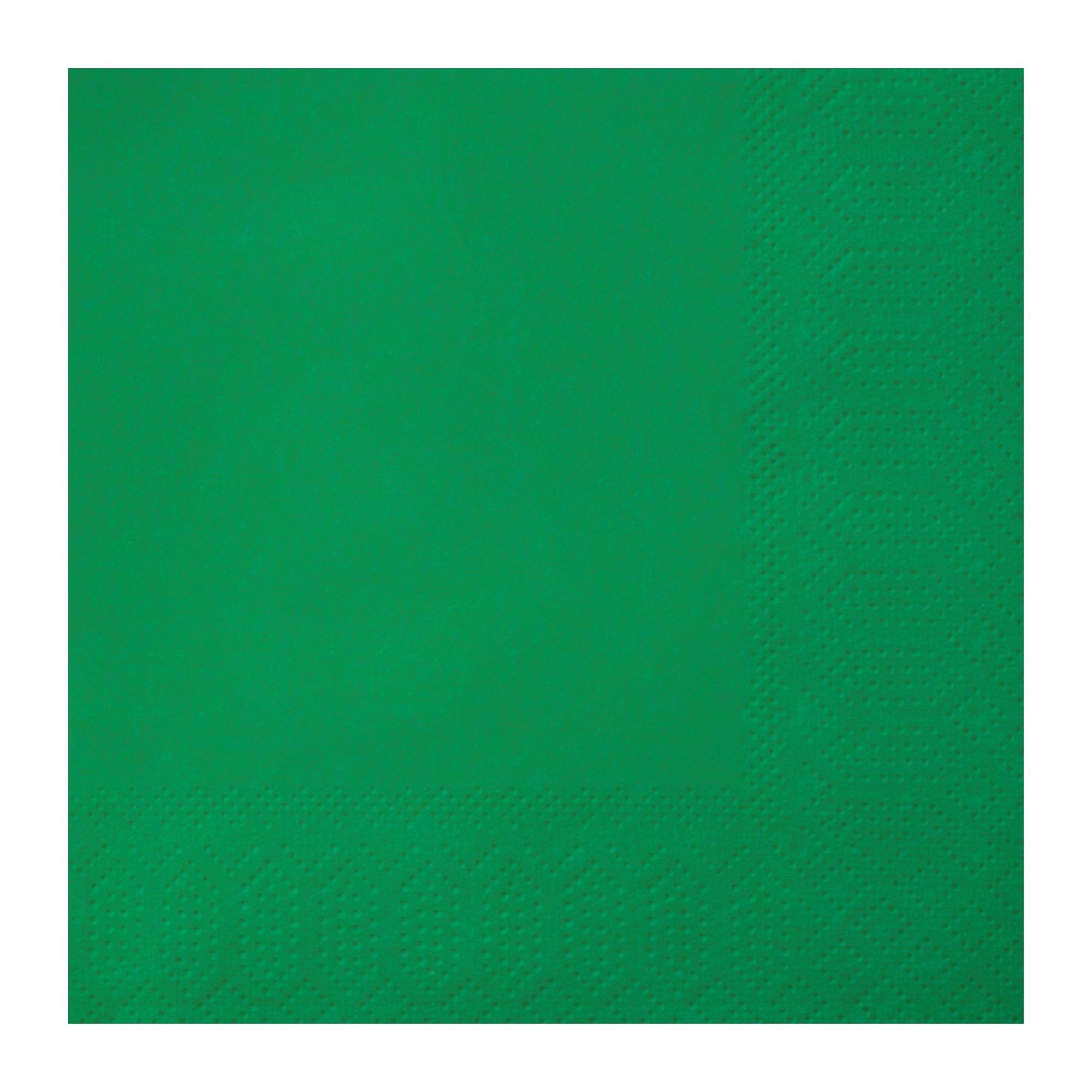 Emerald Green Small Paper Napkins / Serviettes (Pack of 20)
